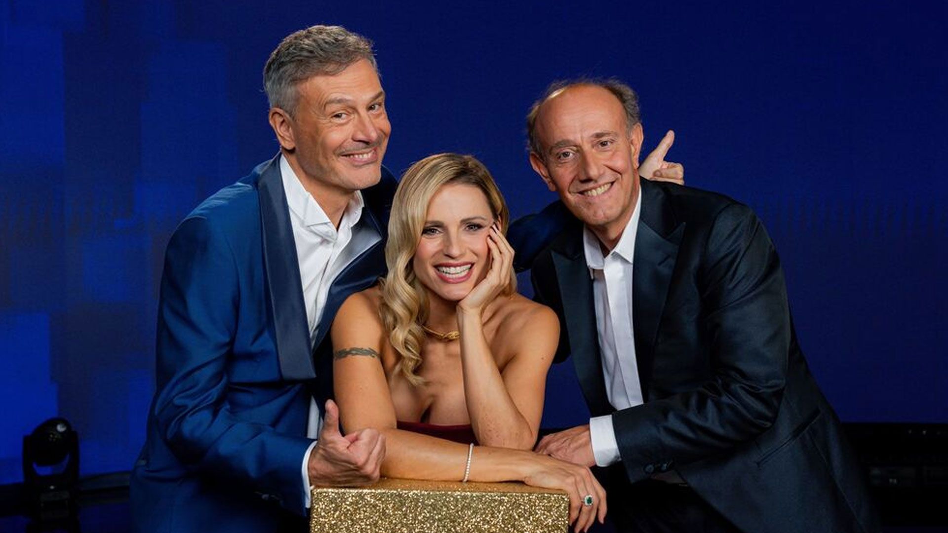 Michelle Hunziker con Ale e Franz