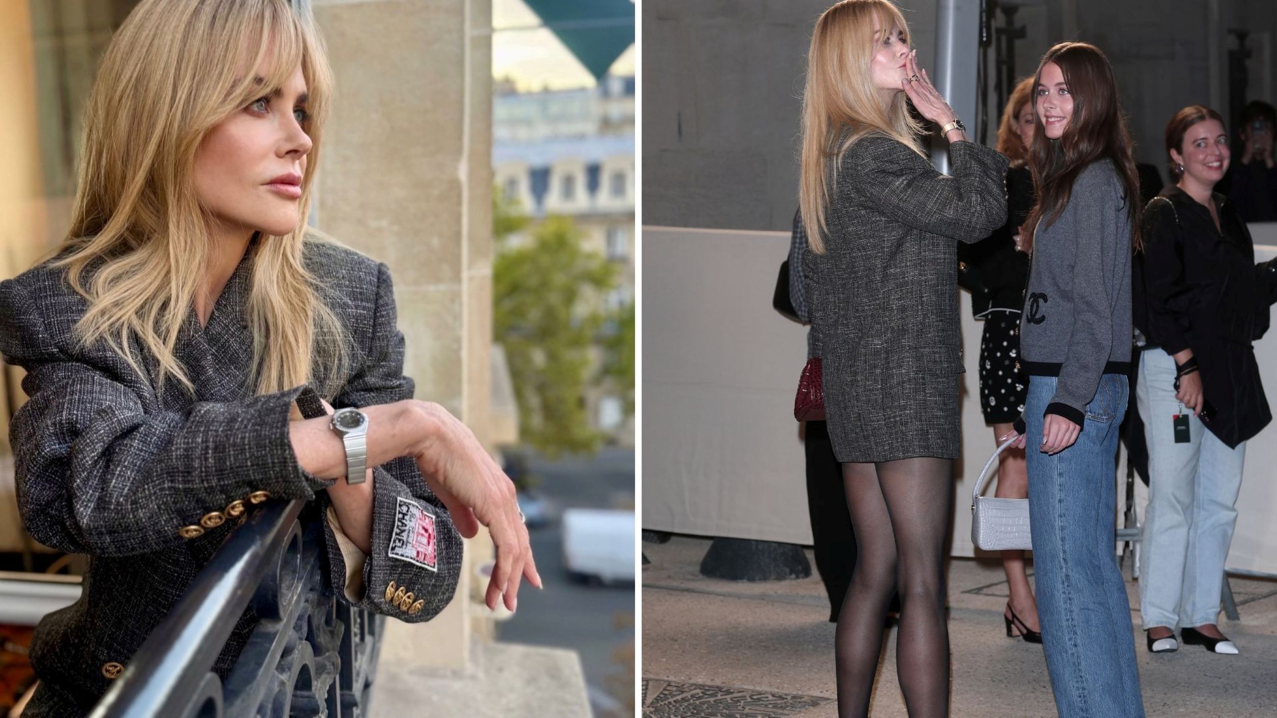 Nicole Kidman e Keith Urban partecipano alla sfilata Chanel Donna Primavera/Estate 2027, nell’ambito della Settimana della Moda di Parigi, il 5 ottobre 2026 a Parigi, Francia - Credits: Immagini tratte dal profilo Instagram @nicolekidman; Getty Images