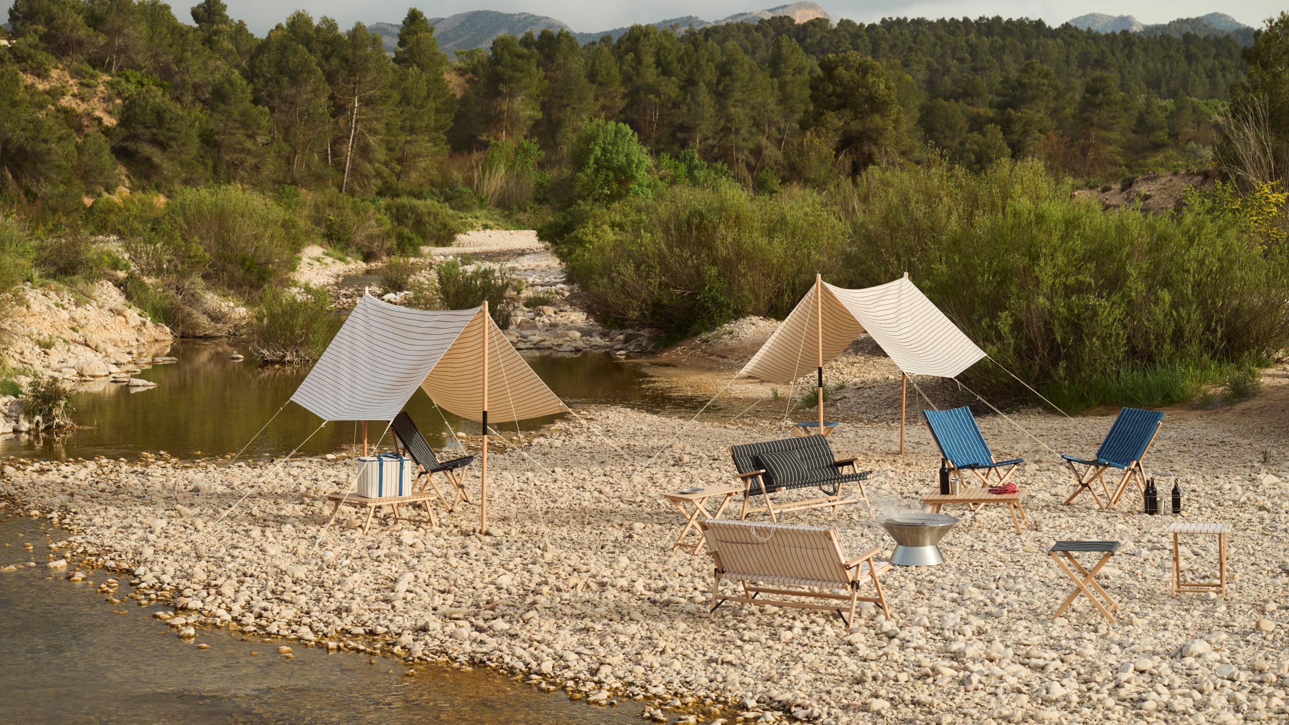 La collezione HAY Outdoor Market, progettata da Jasper Morrison - Courtesy Layer