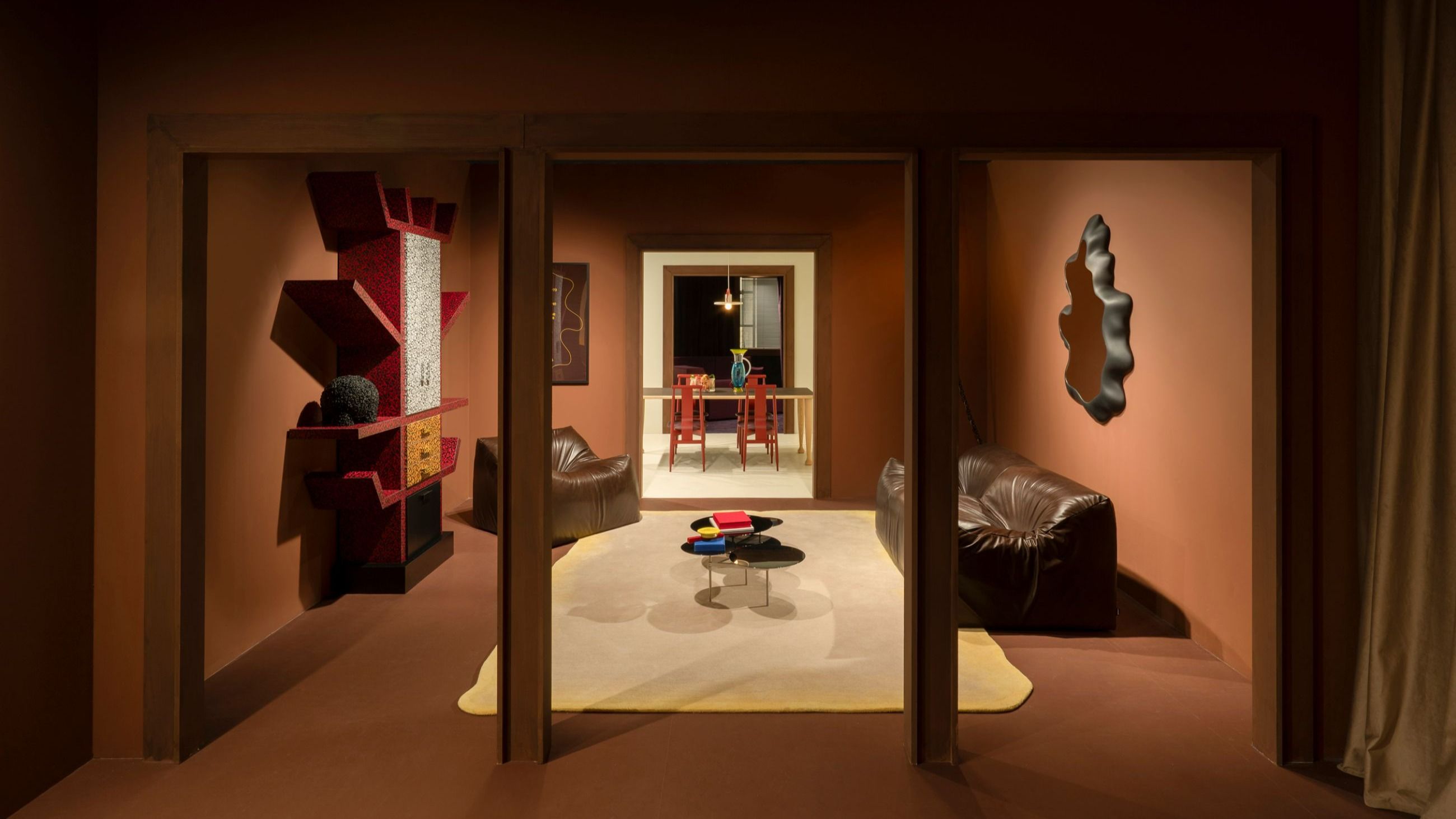 La Radical Home di Gufram, Memphis e Meritalia - Courtesy Ercoli Giancola 