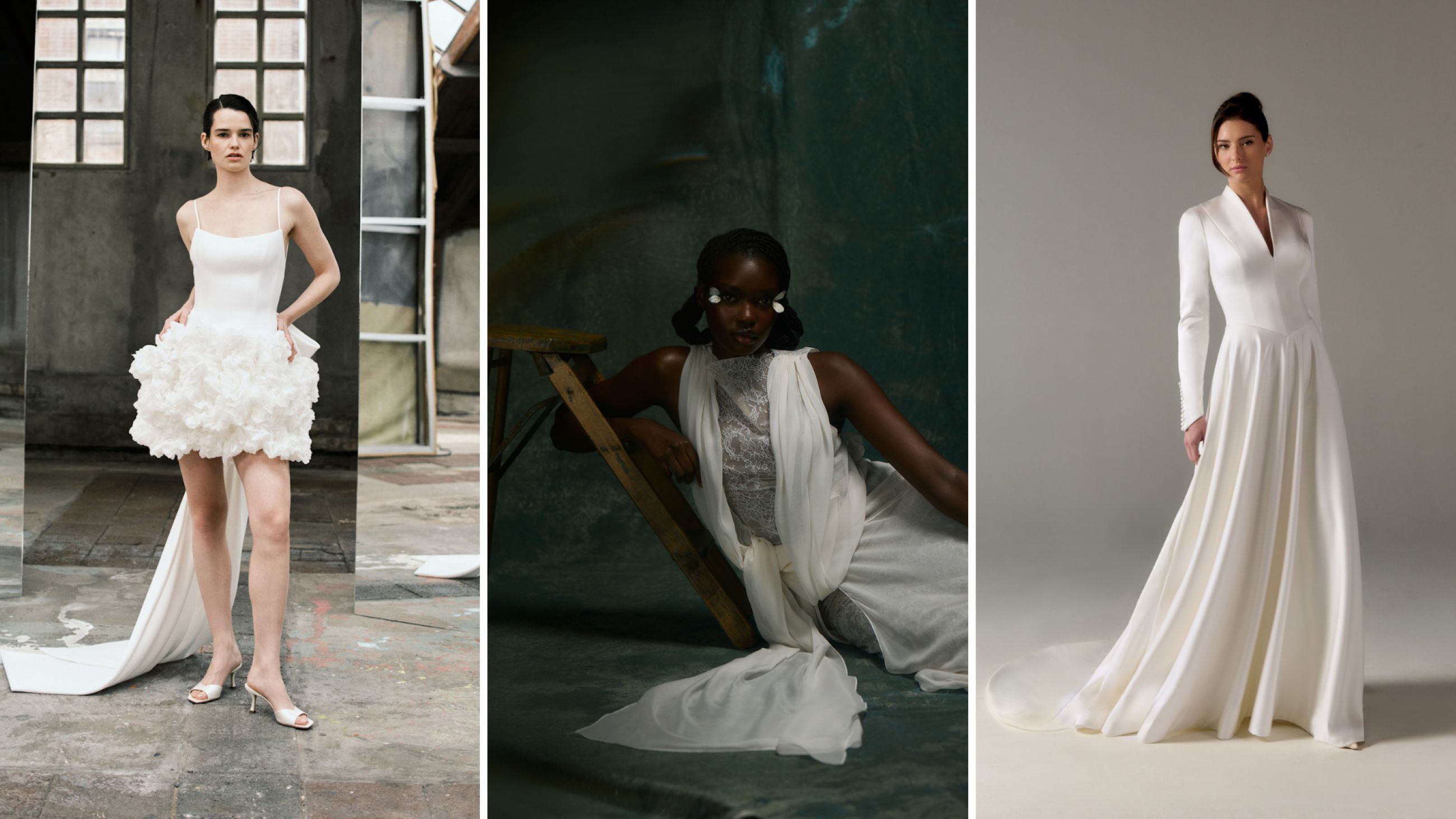 Da sinistra: Viktor e Rolf SS27; Katherine Tash SS27; Poeza SS27 - Credits Launchmetrics.com/Spotlight