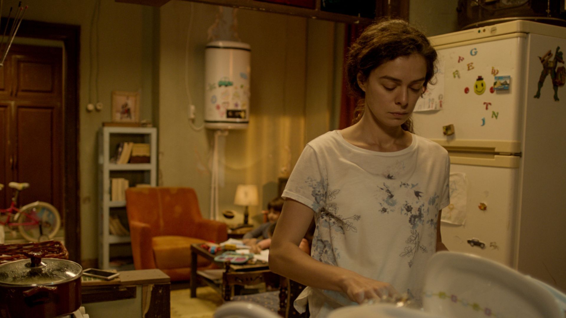 Bahar in una scena de La forza di una donna 3