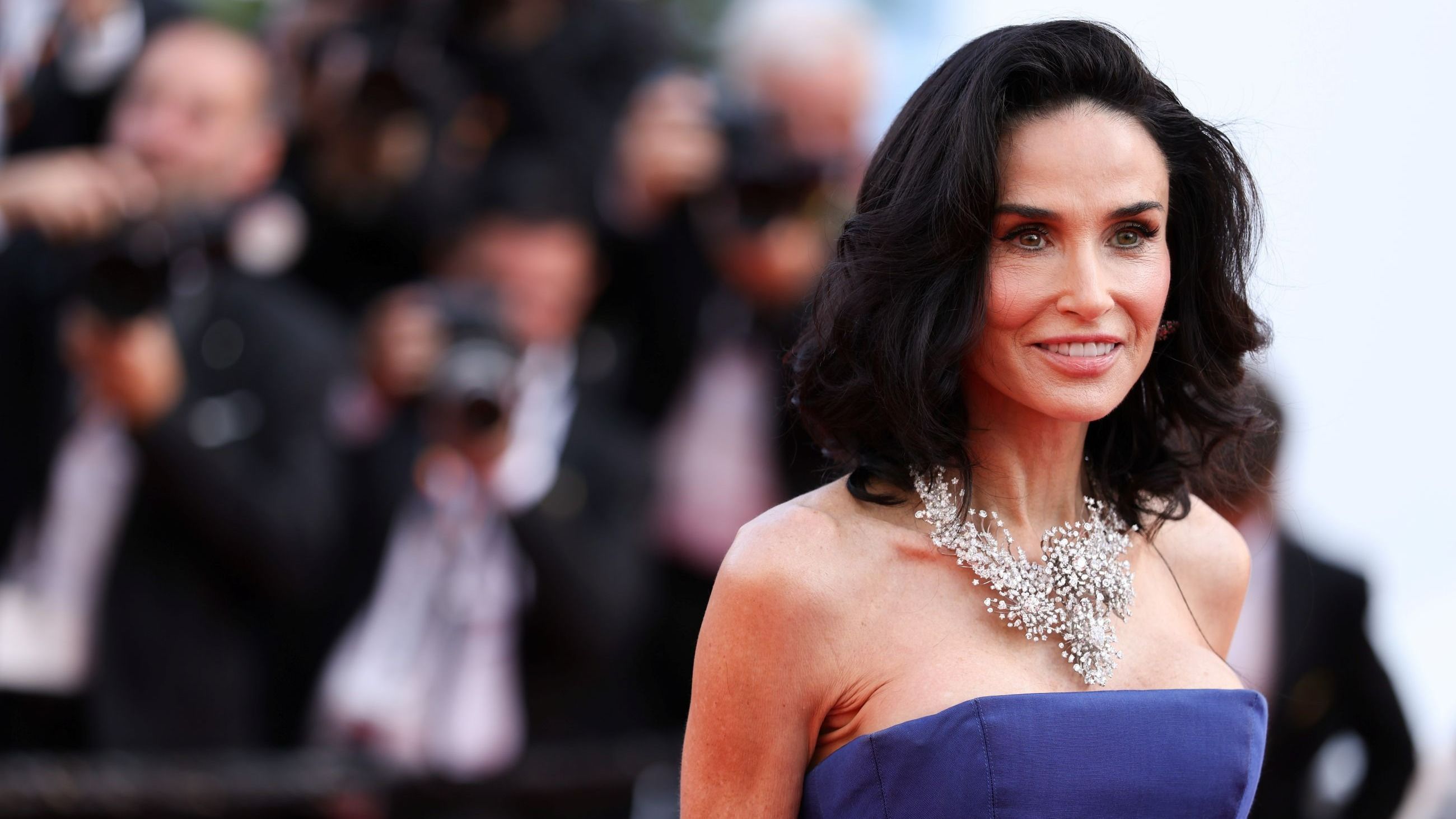 Demi Moore partecipa alla proiezione di "La Bola Negra" durante il 79º Festival del Cinema di Cannes, 2026 -Credits Getty Images