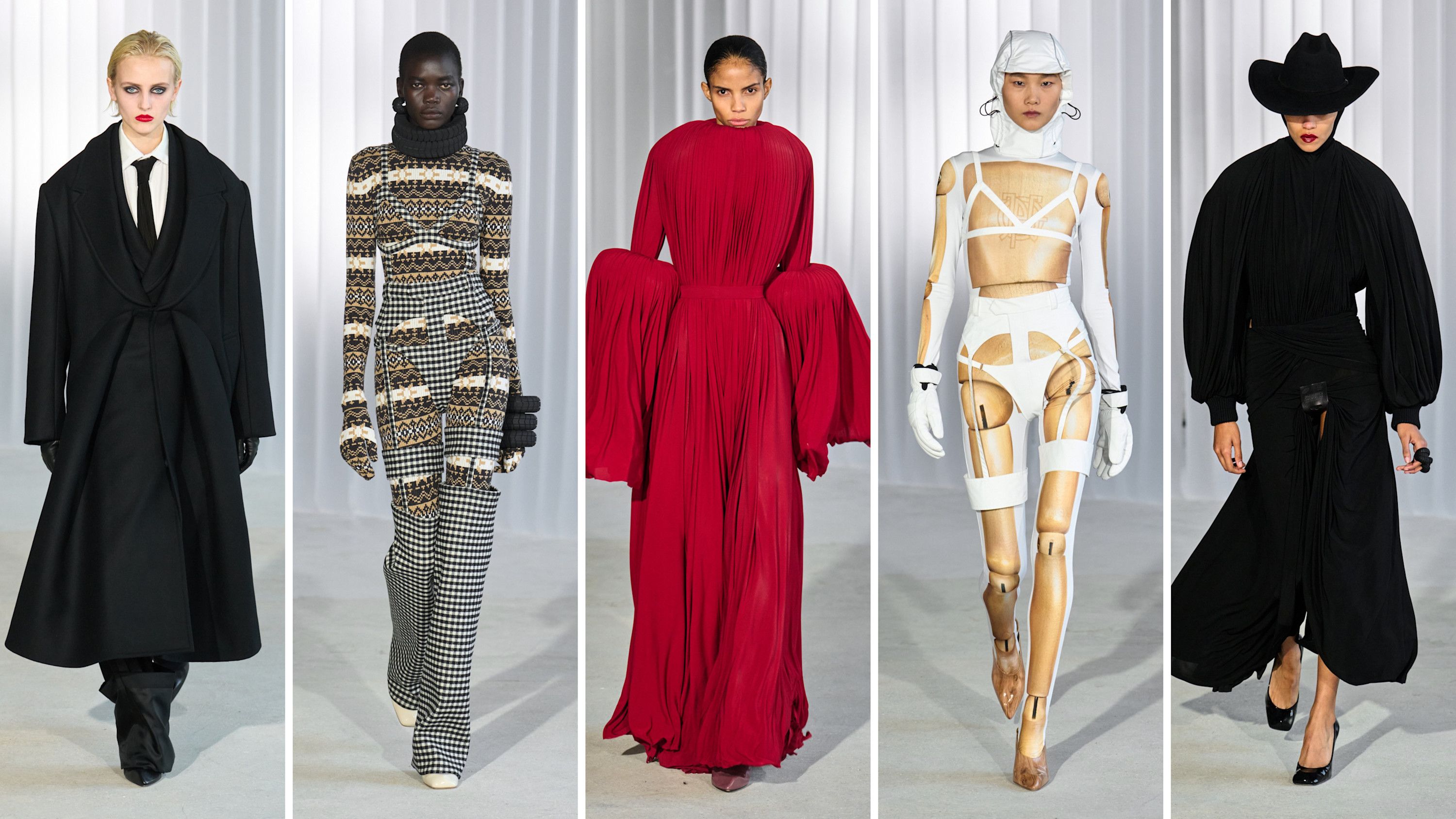 Alcuni outfit dalla sfilata FW26-27 di Jean Paul Gaultier - Credits: launchmetrics.com/Spotlight
