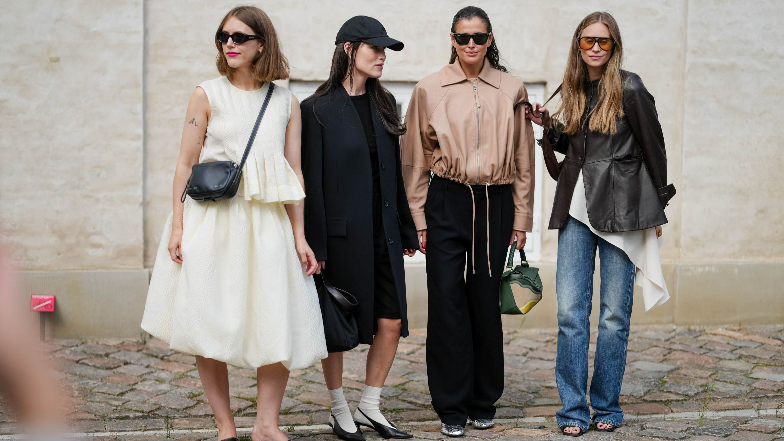 Annabel Rosendahl, Darja Barannik, Tine Andre e un’altra ospite durante la Copenhagen Fashion Week SS26 - Credits: Getty Images