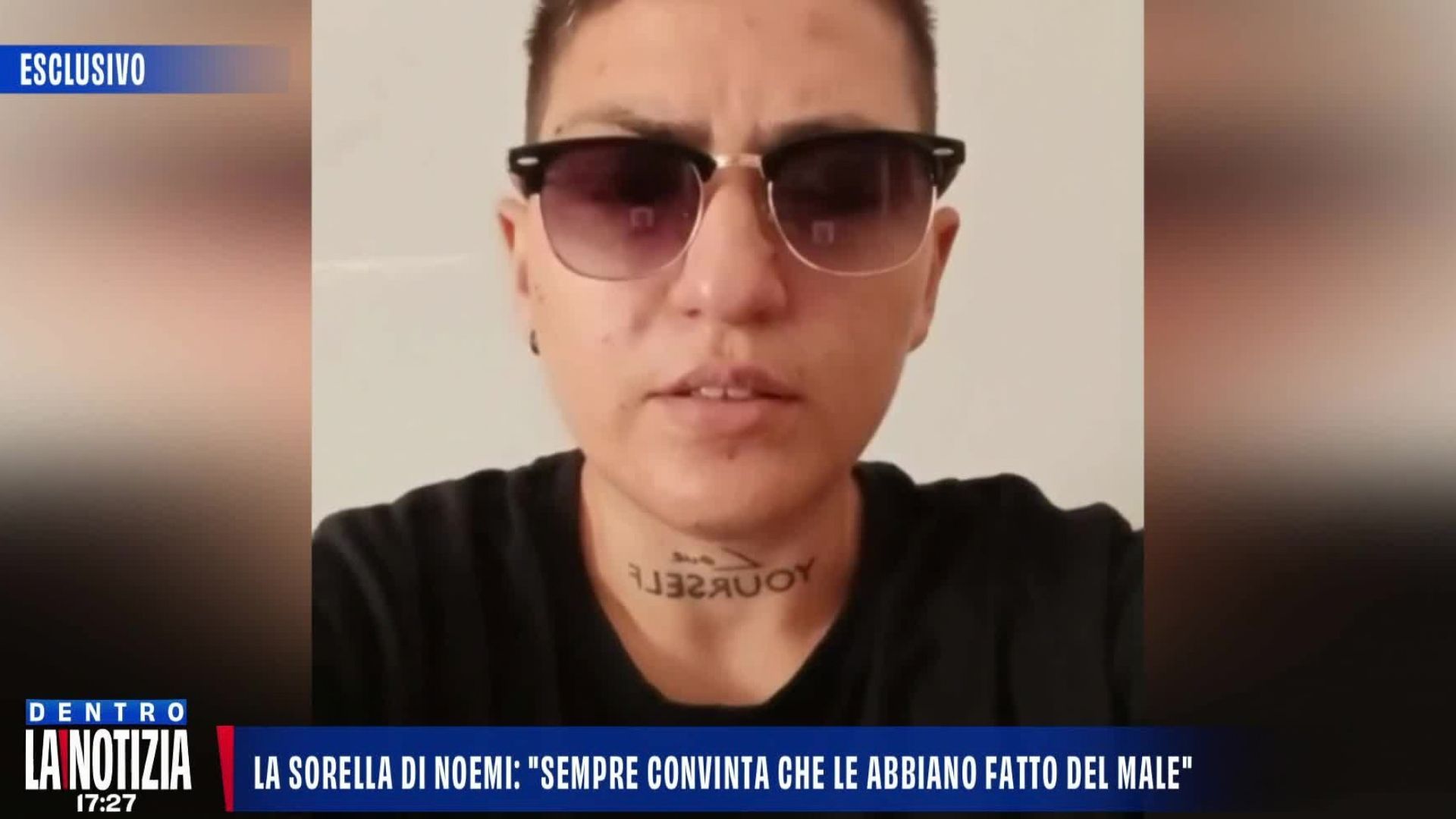Noemi Impellizzeri, parla a sorella a Dentro la notizia