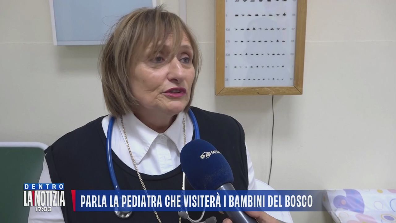 La pediatra che visiterà i bambini della famiglia nel bosco
