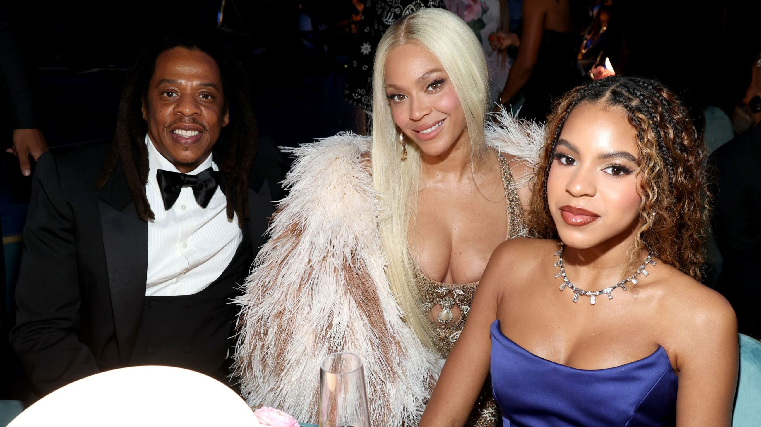 Jay-Z, Beyoncé, e Blue Ivy Carter alla 67esima edizione dei GRAMMY Awards 
Credits Getty Images 