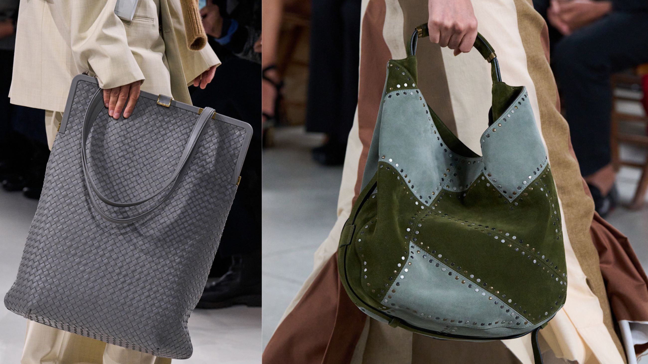 Bottega Veneta; Moschino SS26 - Credits Launchmetrics.com/Spotlight