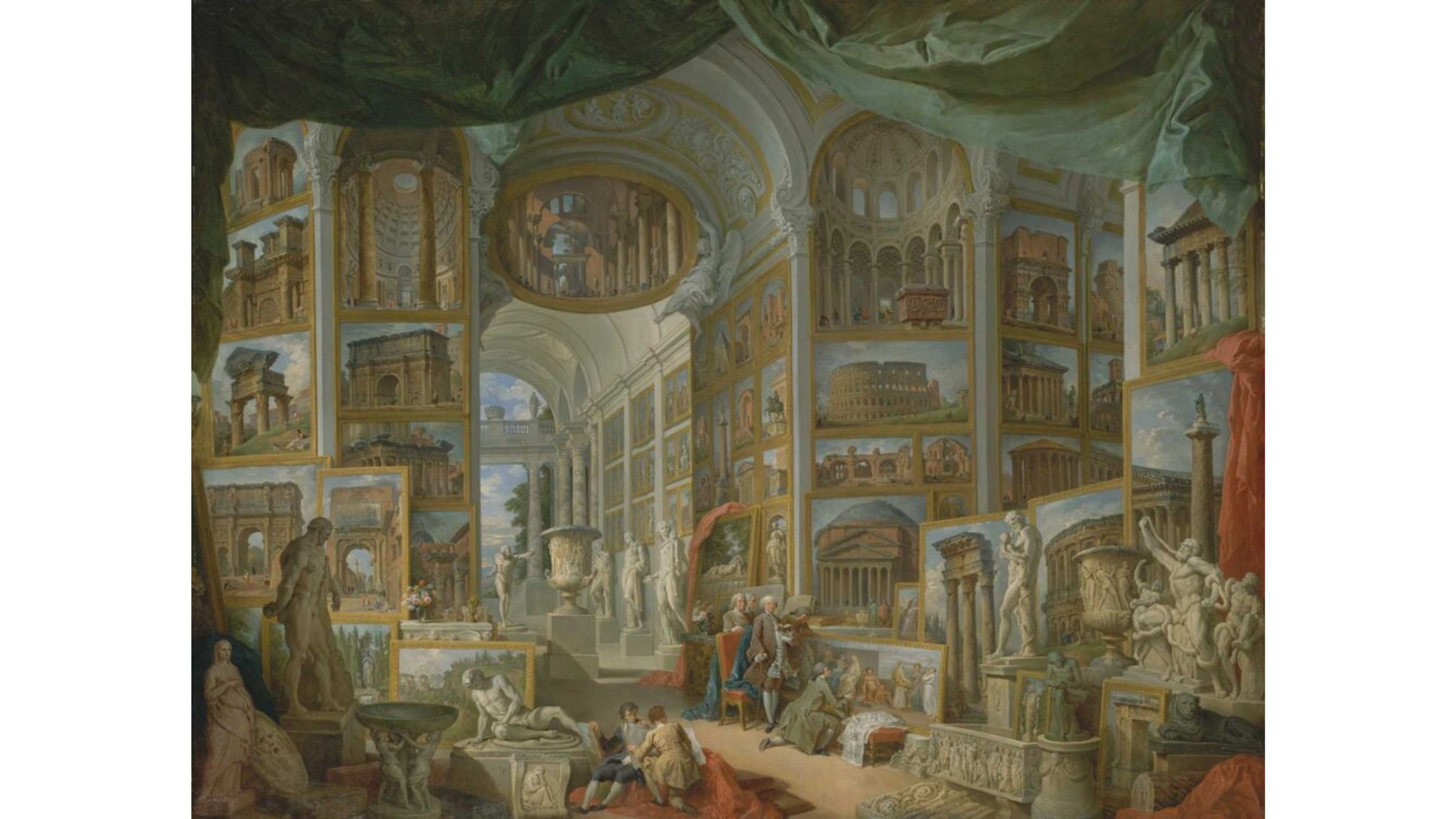 Roma Antica, Giovanni Paolo Panini, 1757, olio su tela - Metropolitan Museum of Art, New York