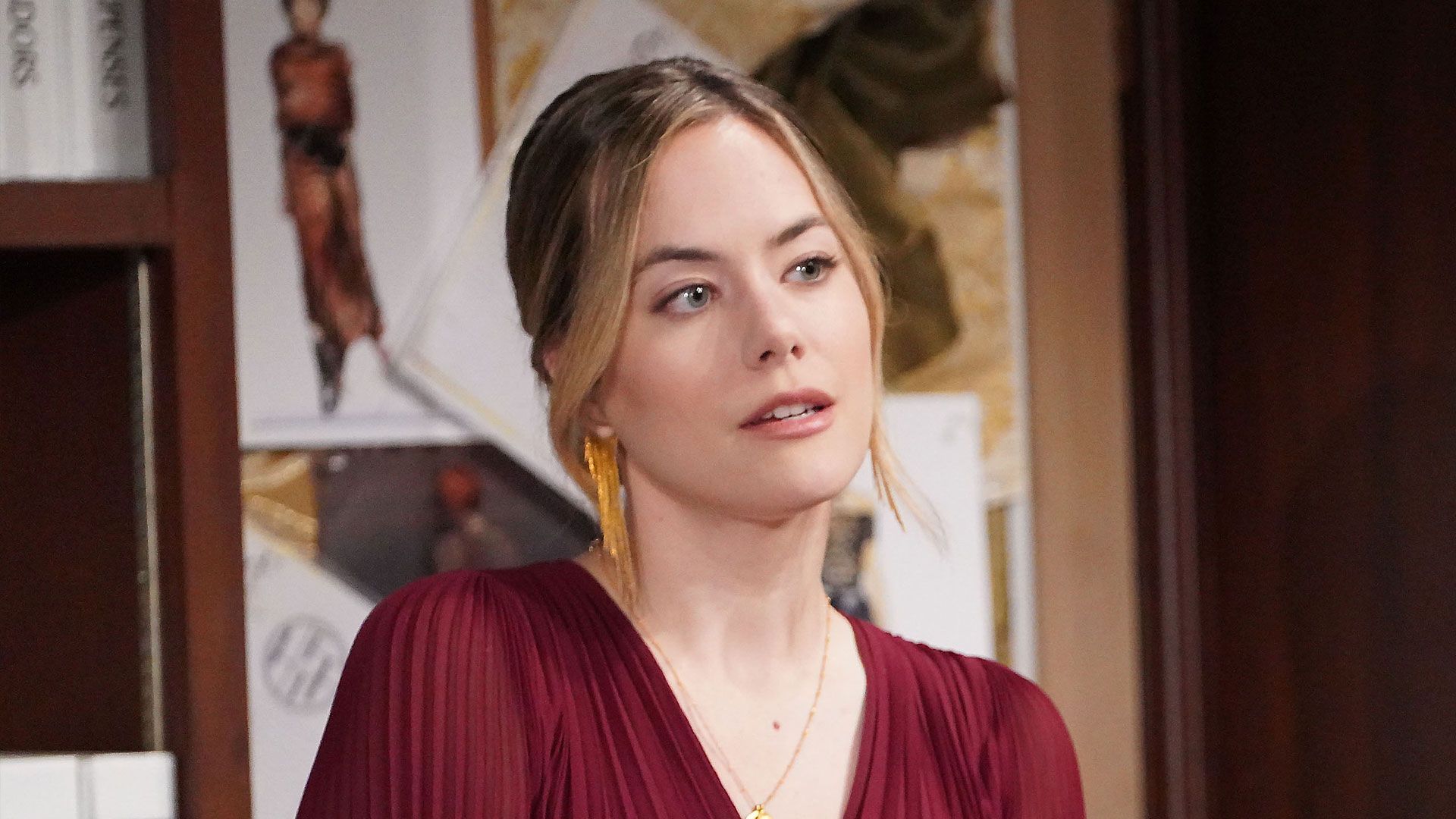 Annika Noelle (Hope Logan) in una scena di Beautiful