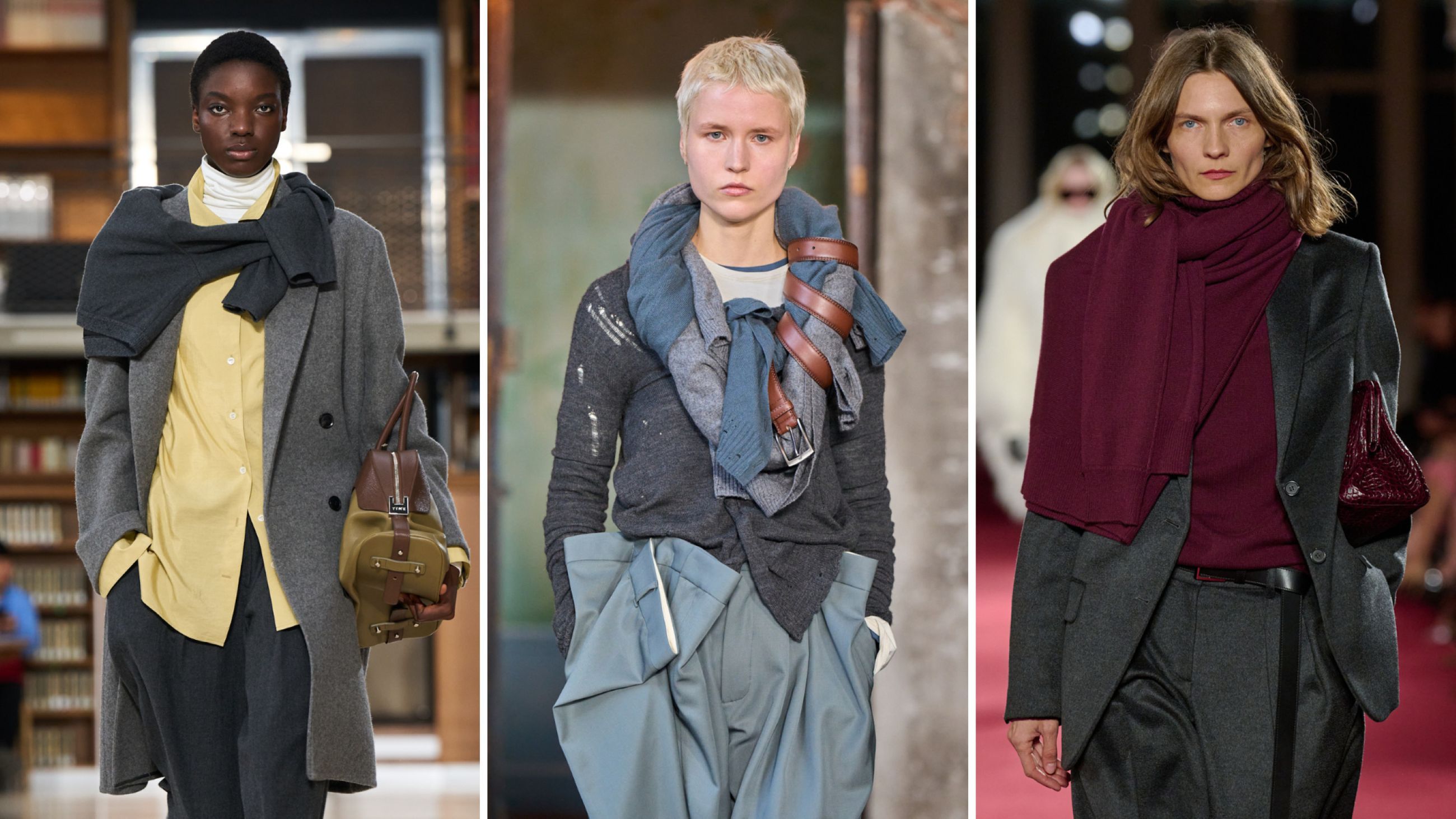 Da sinistra: Time, Act N°1, Michael Kors FW26 - Credits Launchmetrics.com/Spotlight