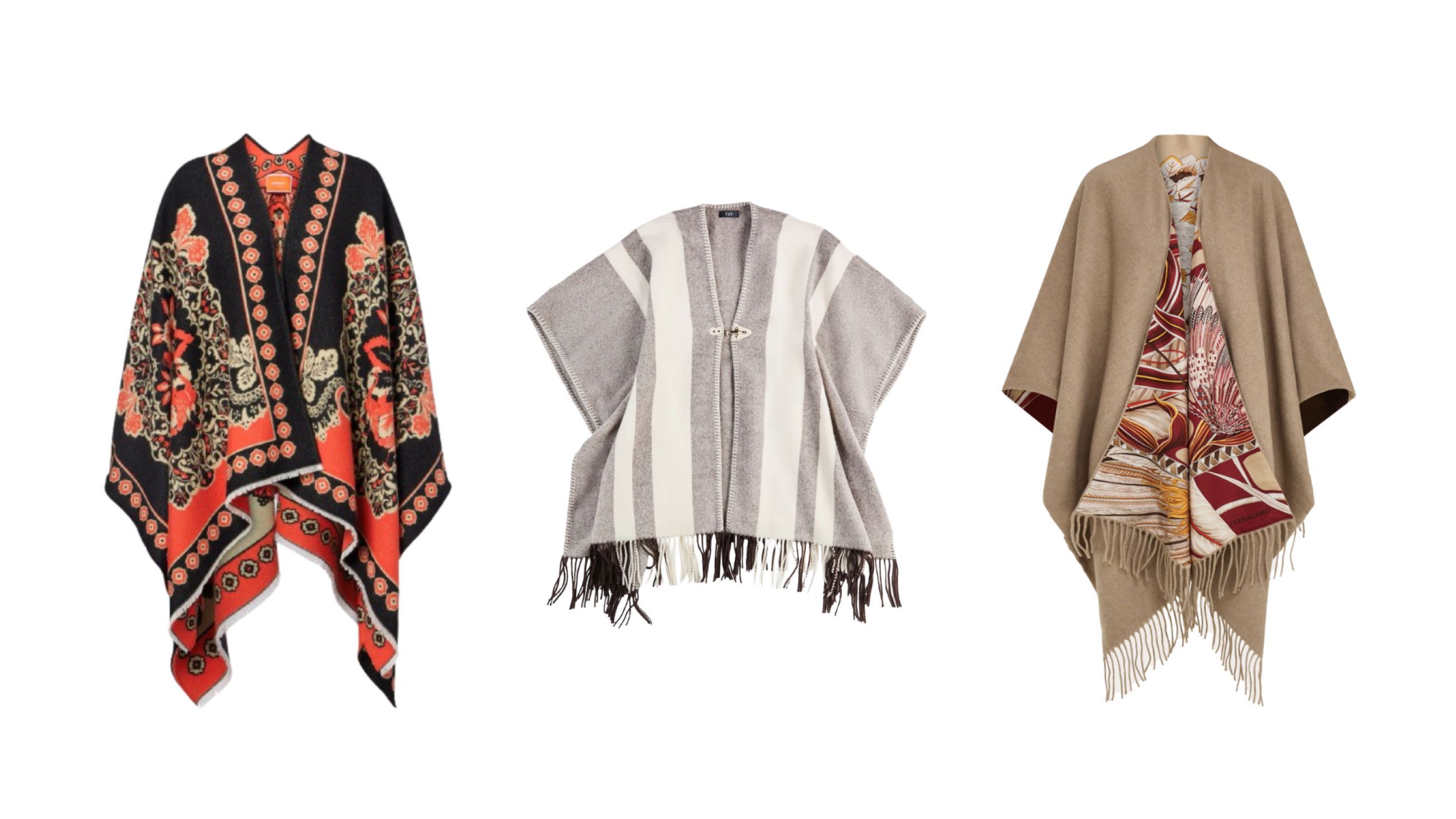 Da sinistra: La DoubleJ; Fay; Ferragamo