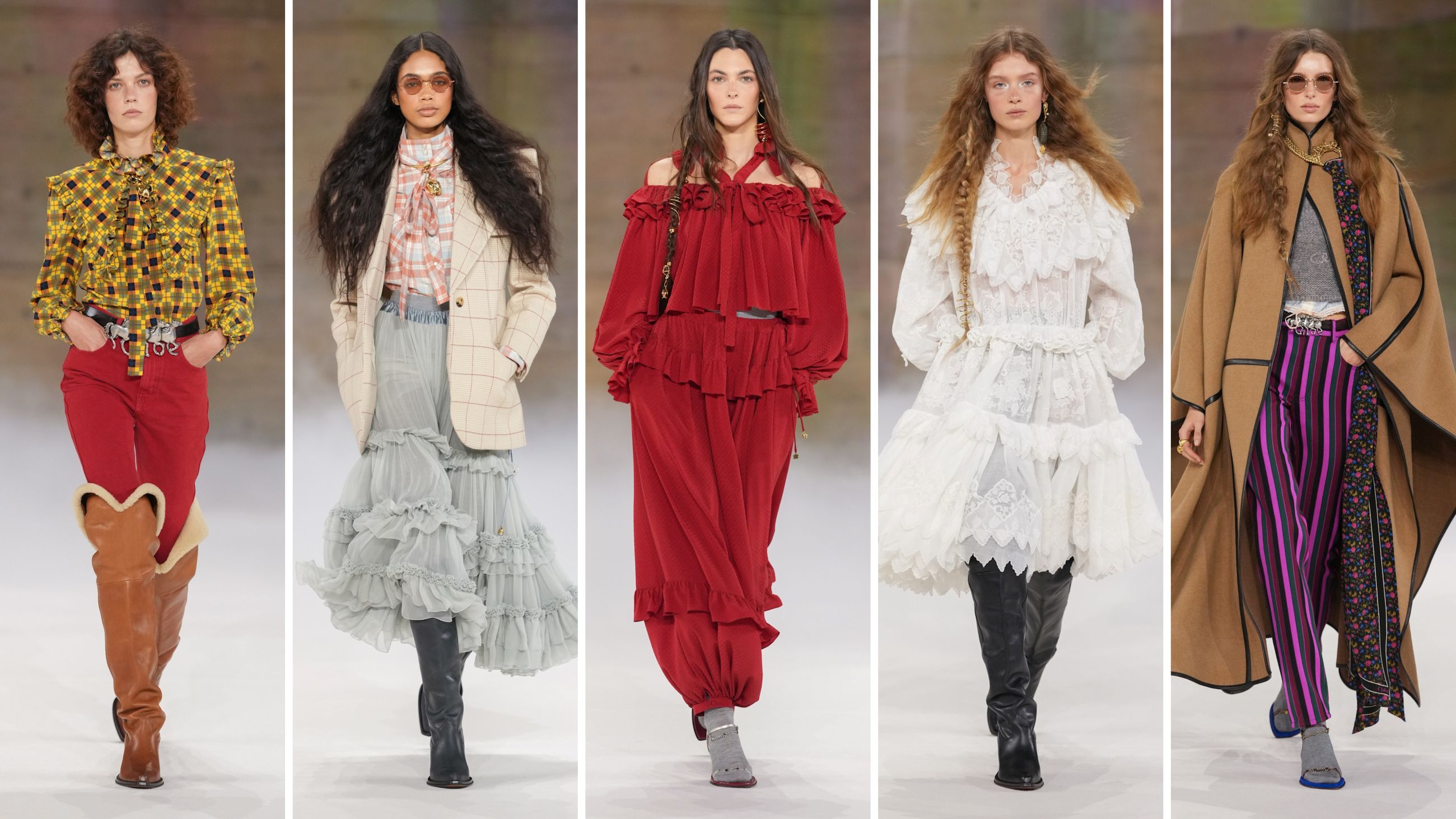 Mises dalla sfilata FW26-27 di Chloé - Credits: Launchmetrics.com/Spotlight