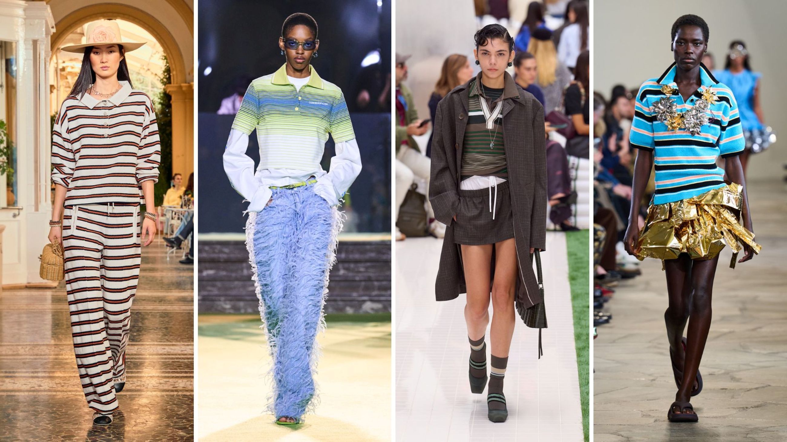 Chanel SS26; Casablanca SS26; Lacoste SS26; Rabanne SS26