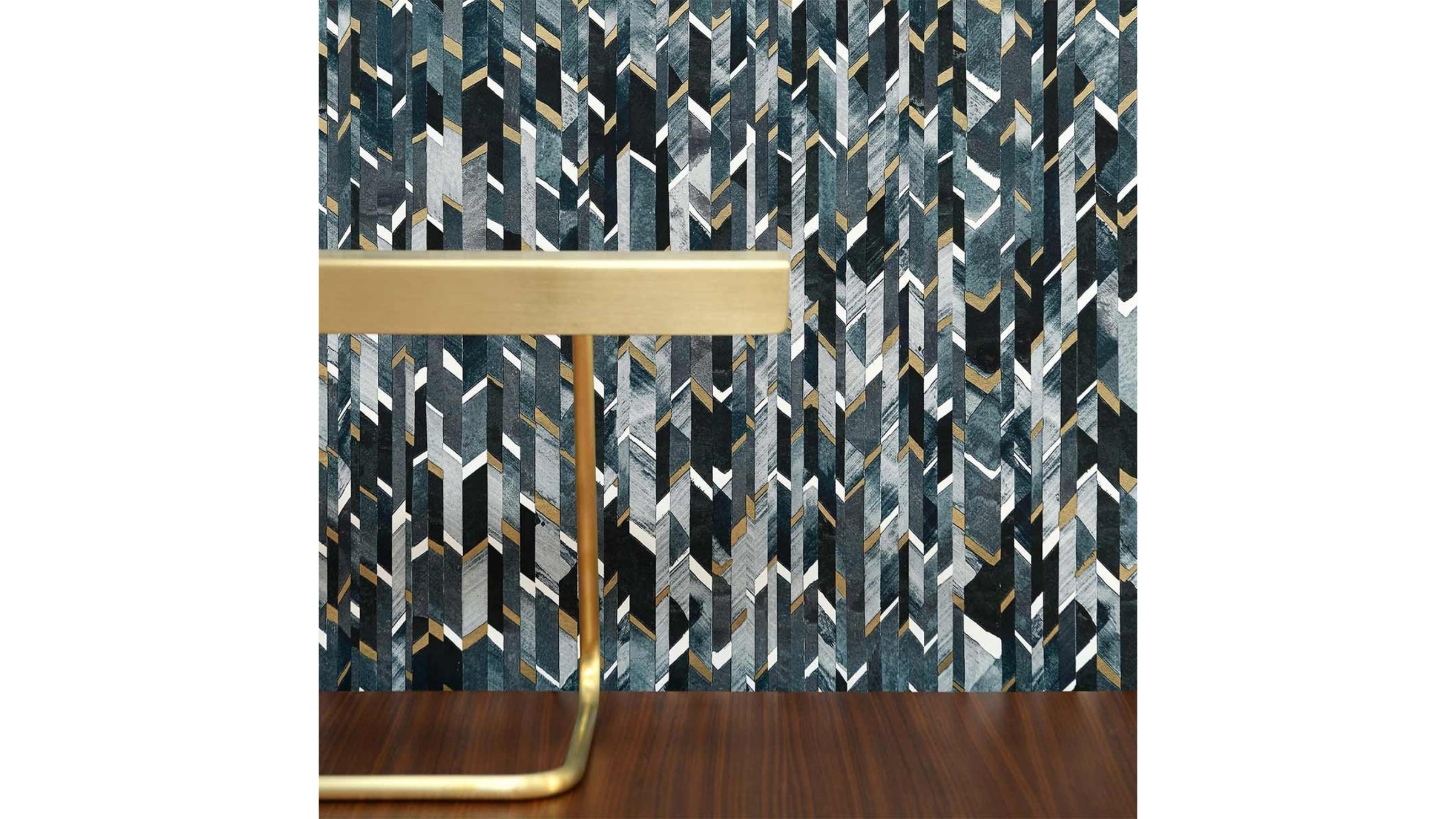 Marqueterie di Lelièvre Paris, geometrie eleganti con tocchi dorati - Courtesy Lelièvre Paris