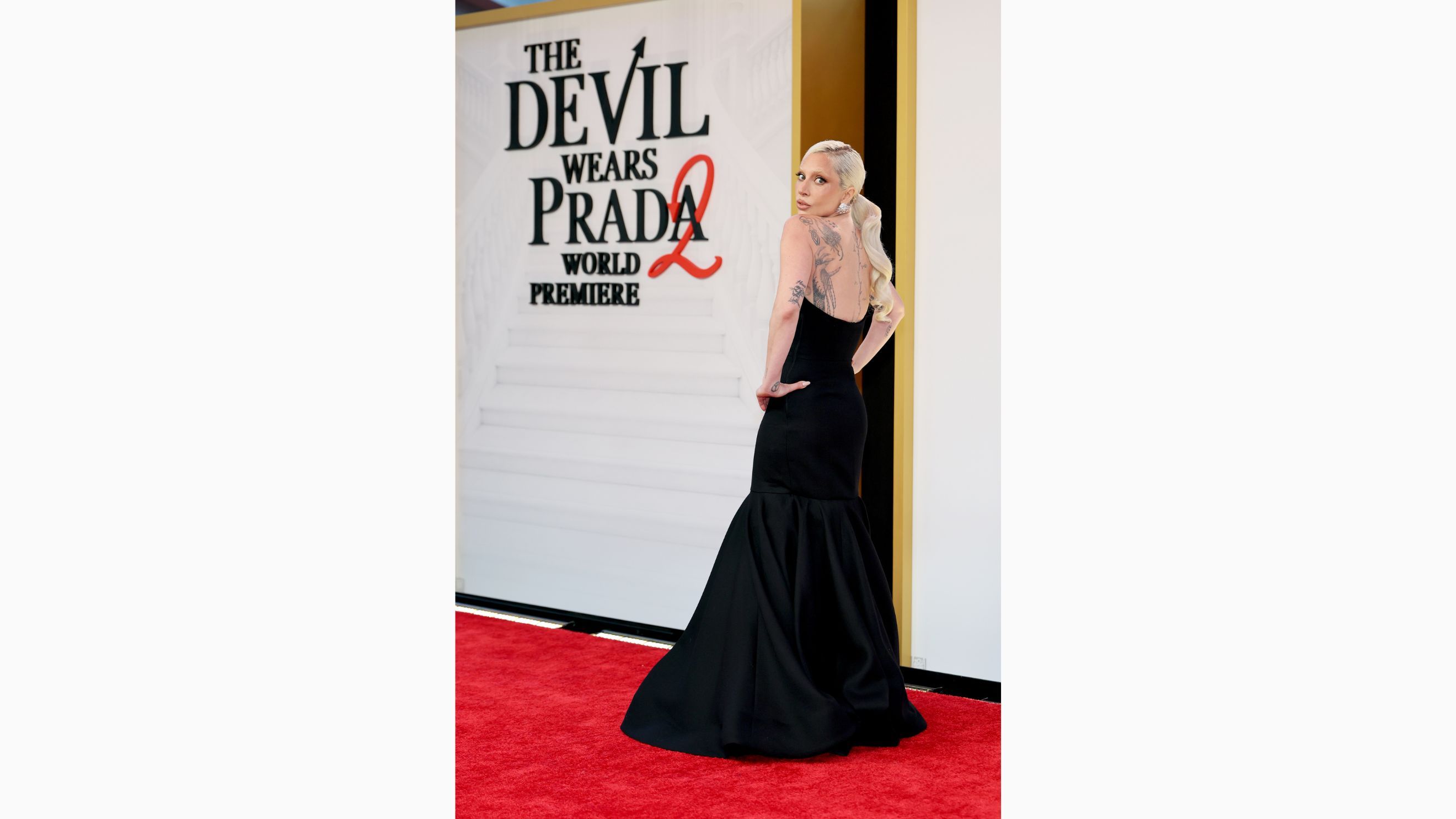 Lady Gaga partecipa alla première newyorkese di "Il diavolo veste Prada 2" il 20 aprile 2026 a New York - Credits Getty Images 