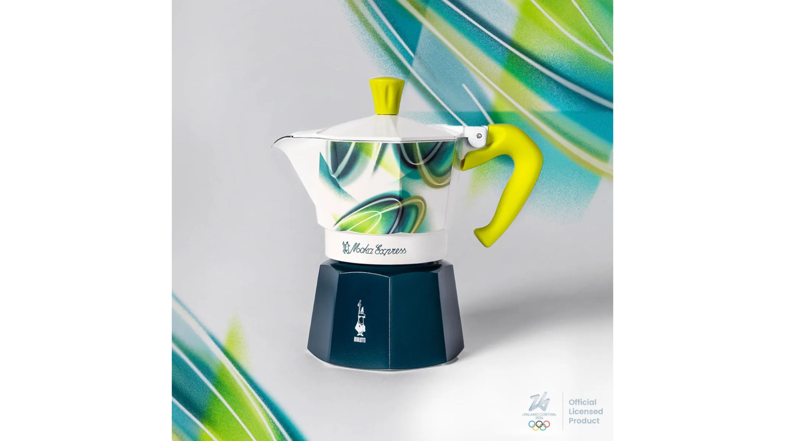 Moka Express da 3 tazze per Milano Cortina 2026 