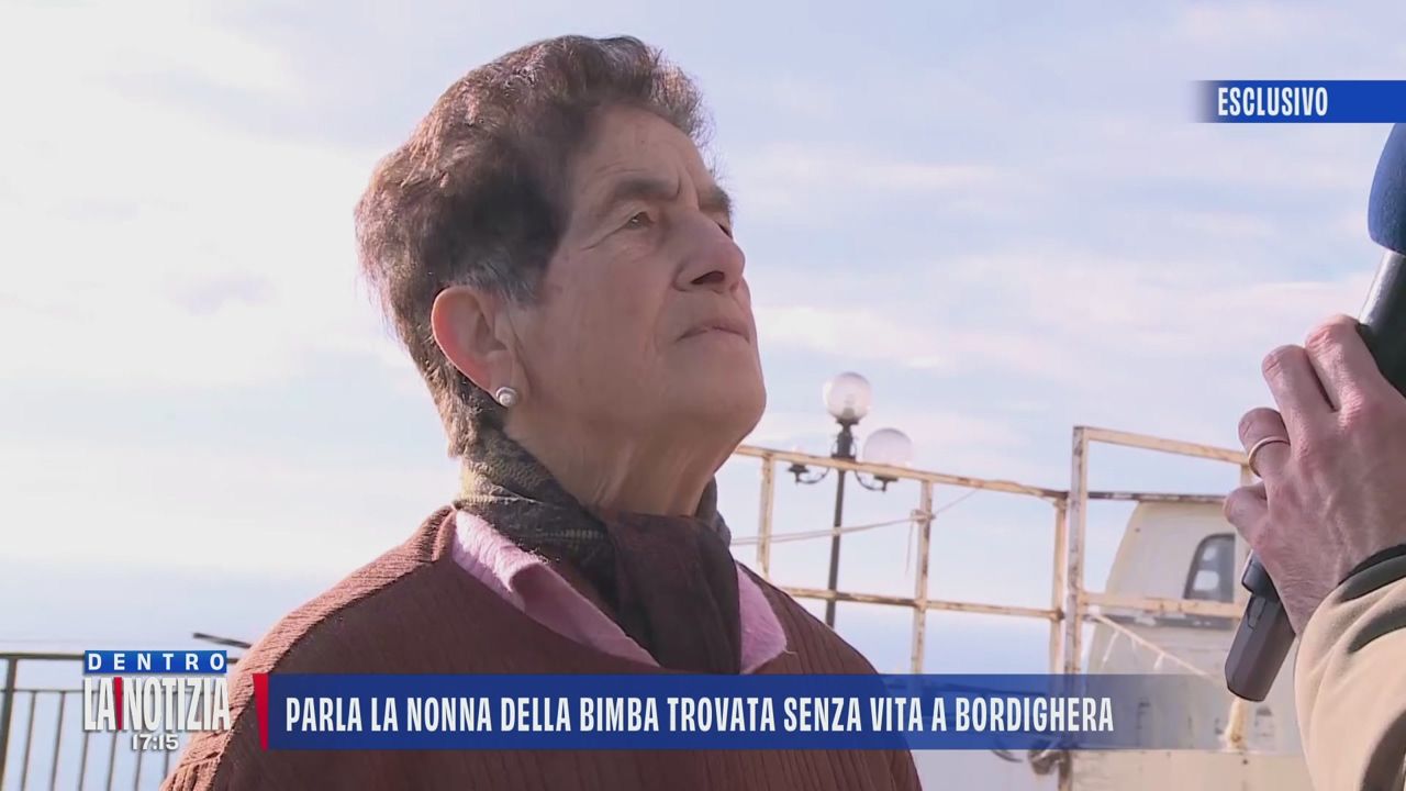 La nonna della bimba morta a Bordighera