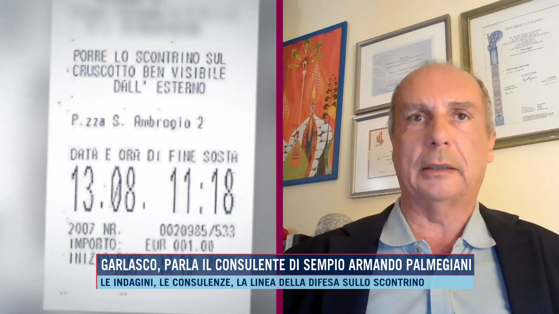Armando Palmegiani, consulente di Andrea Sempio