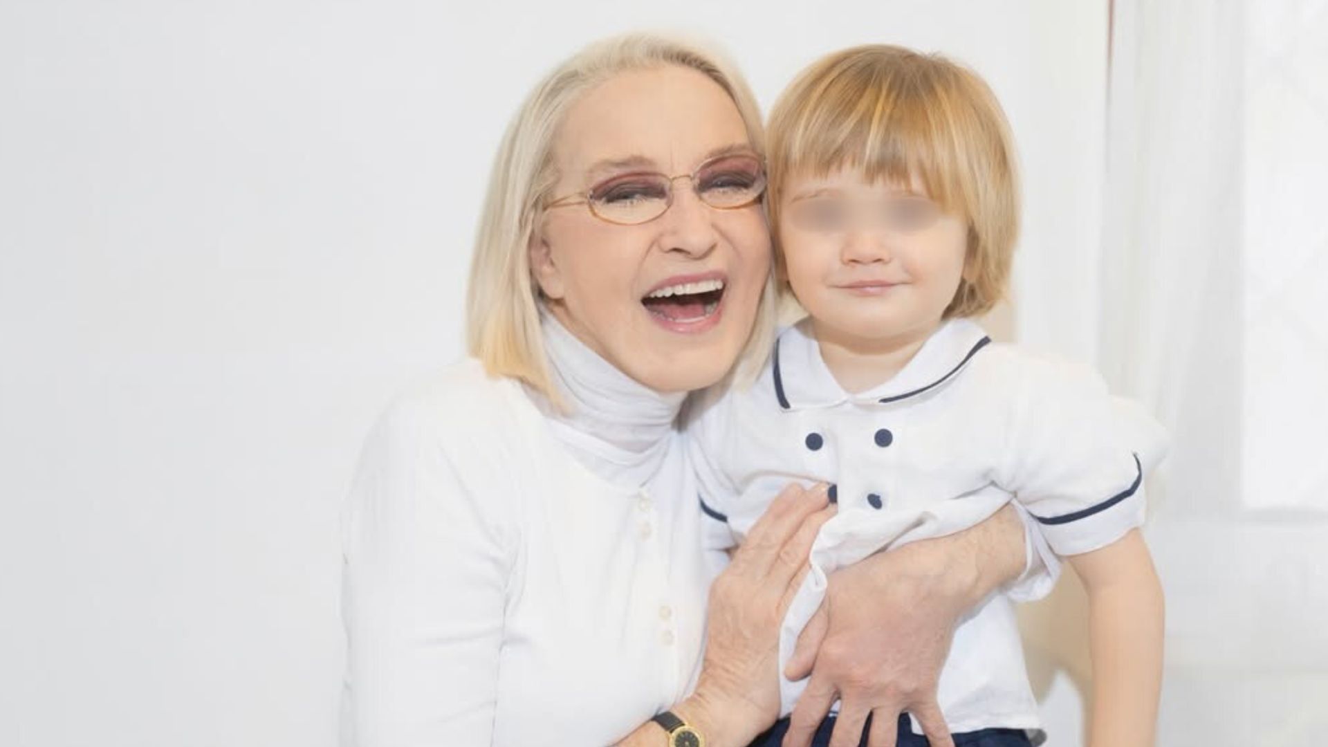 Eleonora Giorgi e il nipote Gabriele