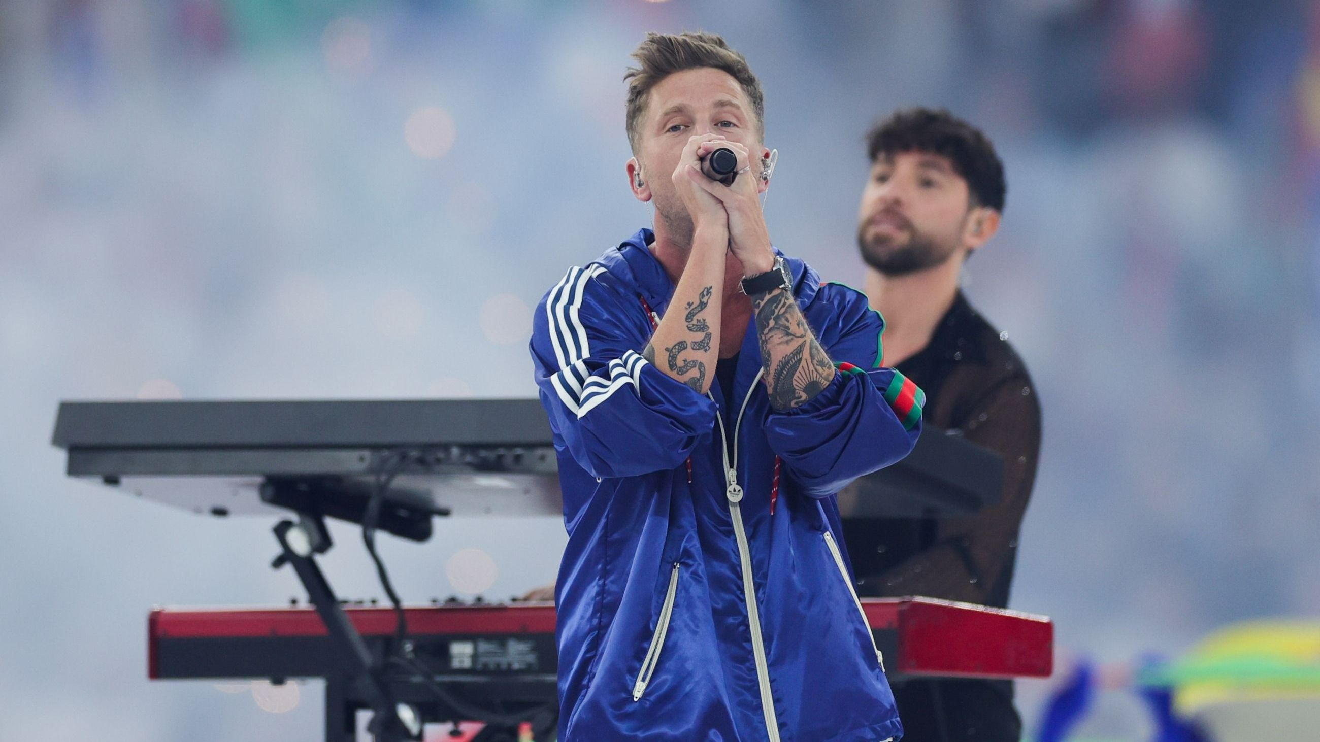 Ryan Tedder dei OneRepublic agli UEFA EURO 2024 - Credits Getty Images 