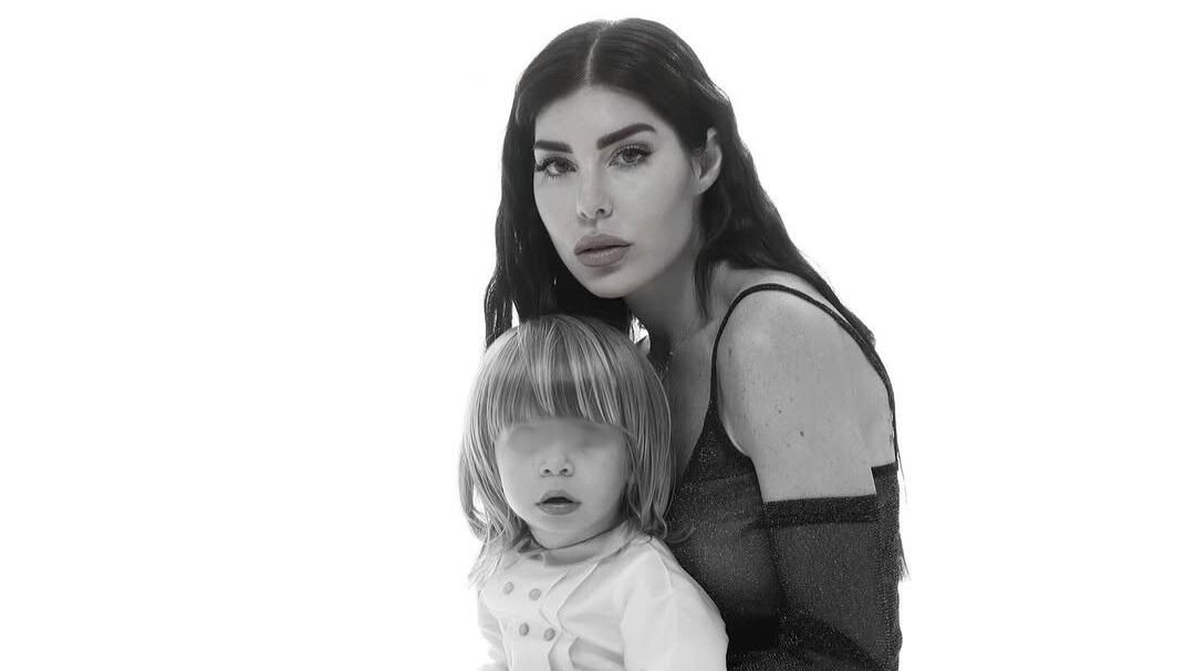 Bianca Atzei con il figlio Noa Alexander