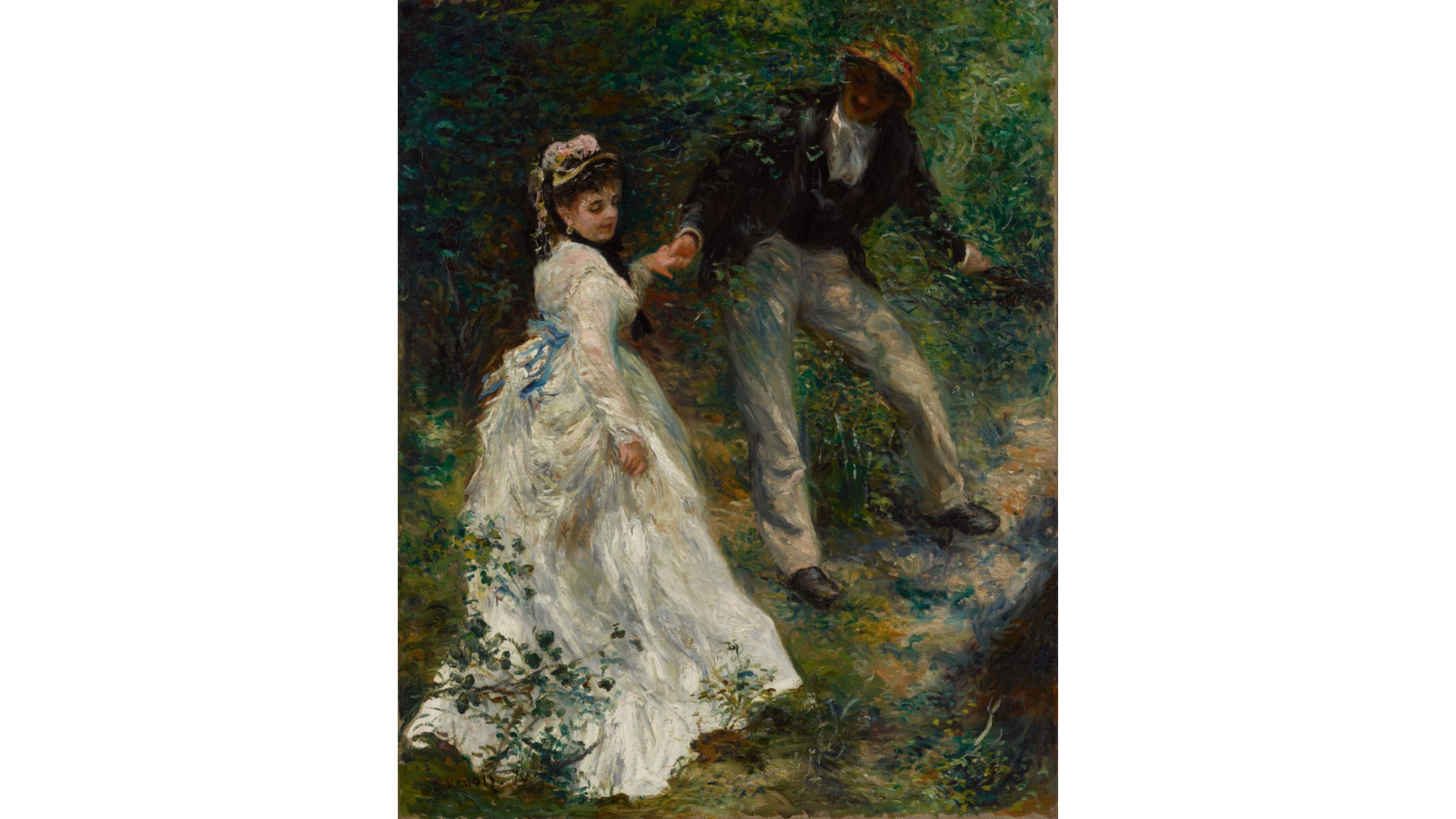 Pierre-Auguste Renoir (1841-1919). La Promenade, 1870 © Image courtesy of the J. Paul Getty Museum