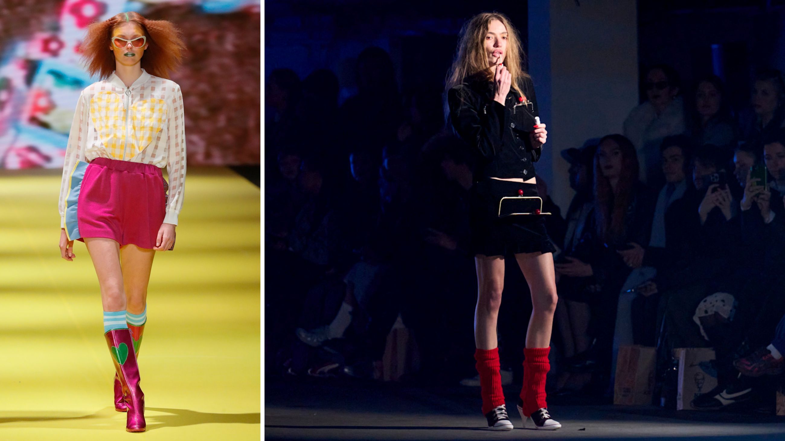 Da sinistra look dalle sfilate FW2526 di Ágatha Ruiz de la Prada e Sinead Gorey - Credits: Launchmetrics.com/Spotlight