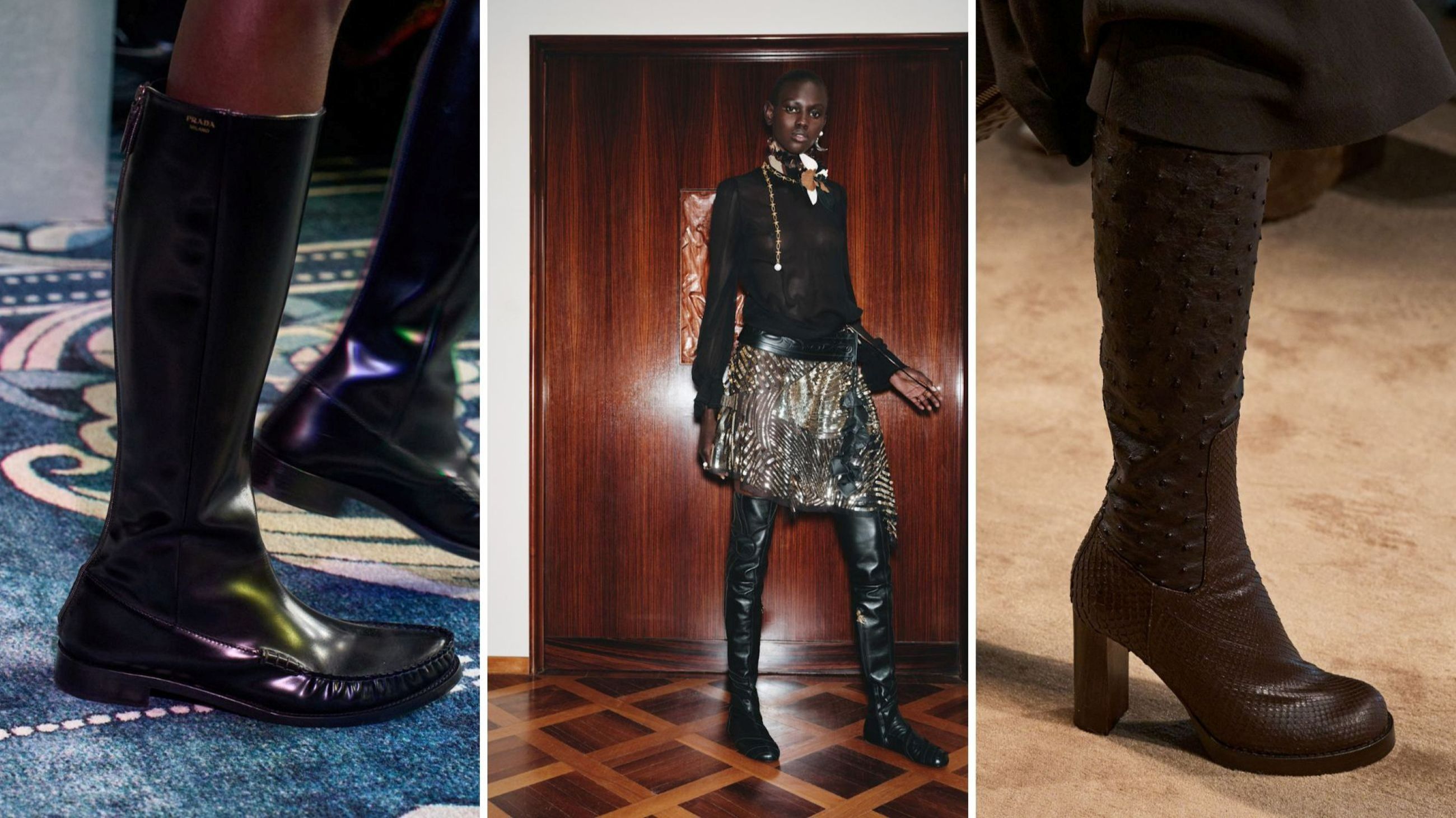 Prada FW25; Emilio Pucci FW25; Tod’s FW25 - Credits: Launchmetrics.com/Spotlight