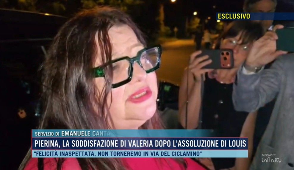 Valeria Bartolucci dopo l'assoluzione di Louis Dassilva