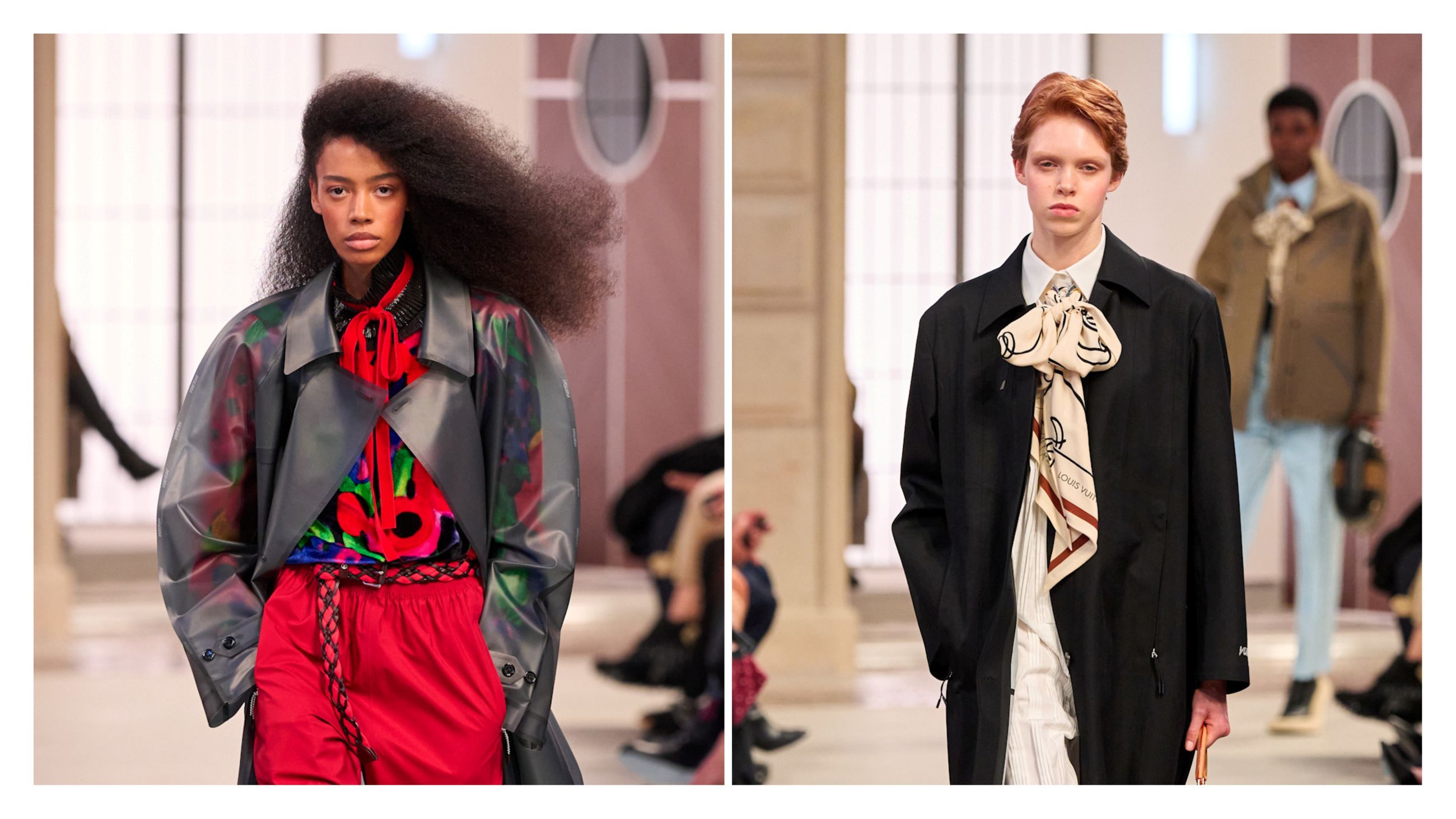 Alcuni look dalla sfilata di Louis Vuitton FW2526 – Credits: Launchmetrics.com/Spotlight