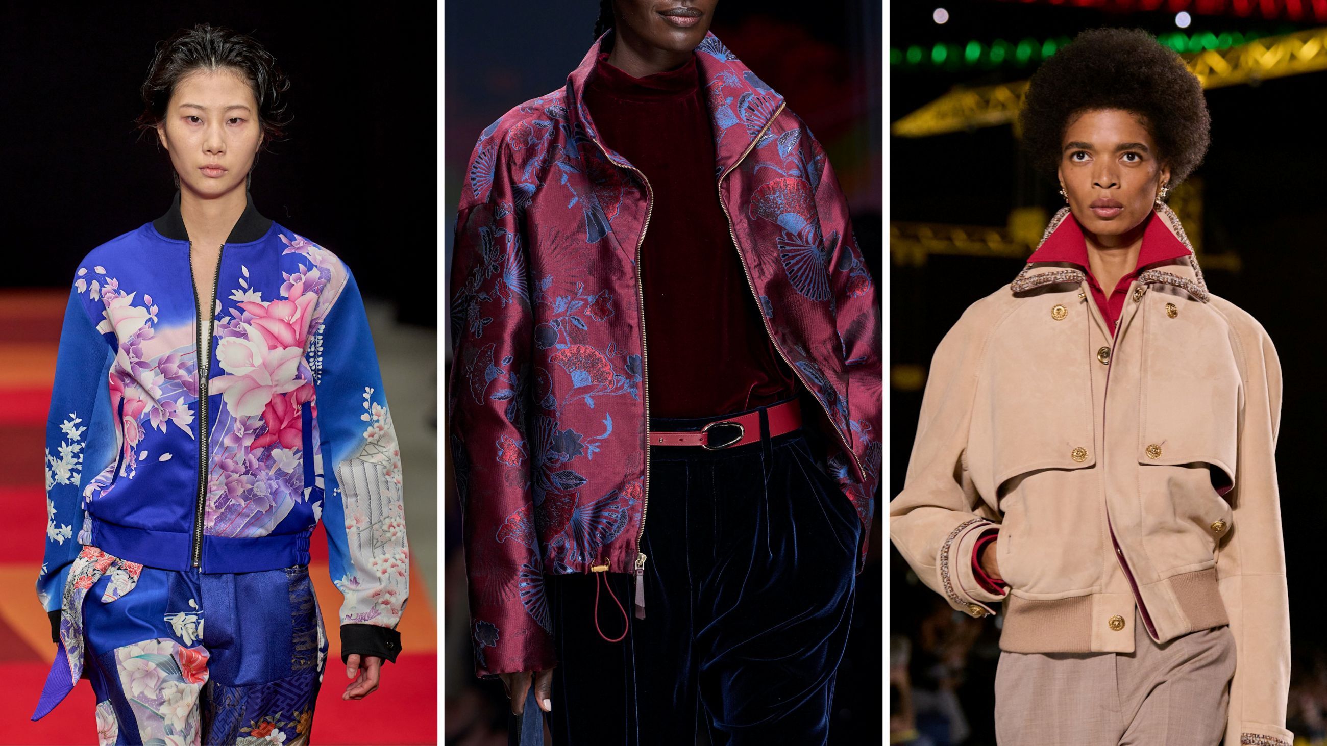 Sfilate FW26: da sinistra Cote Mer; Giorgio Armani; Chanel - Credits: Launchmetrics.com/Spotlight