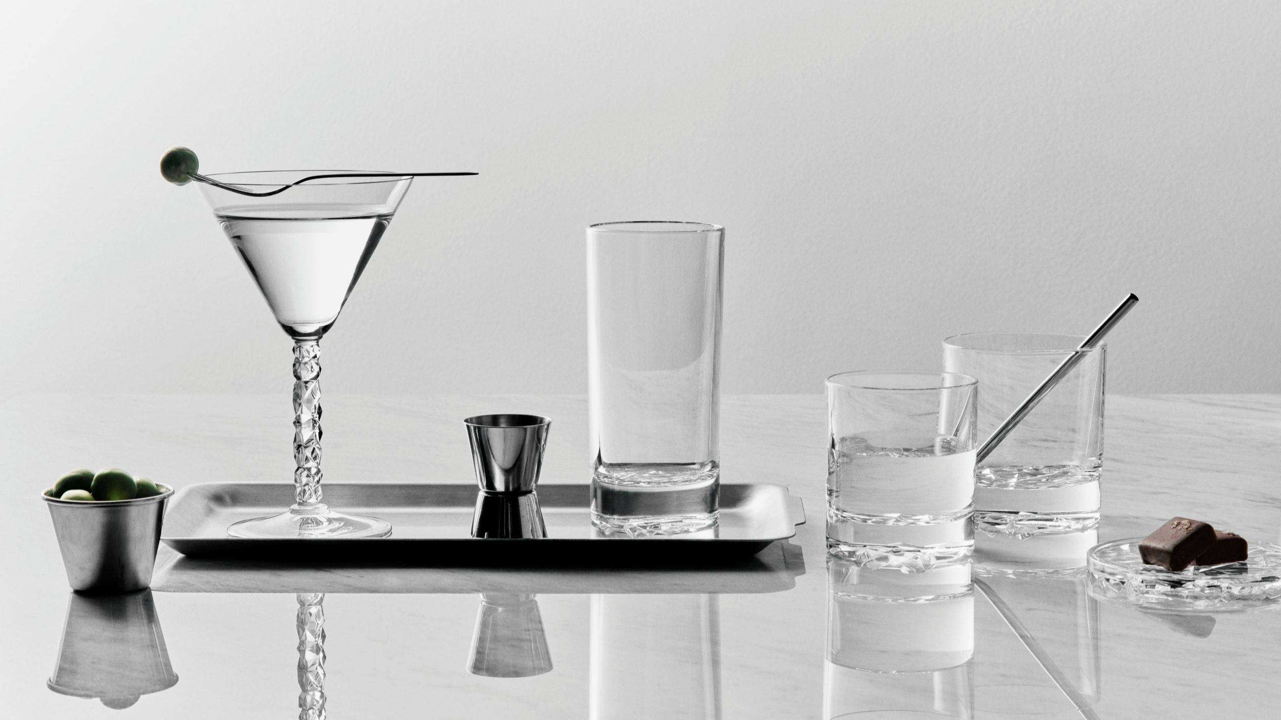 I bicchieri Carat di Lena Bergström per Orrefors - Courtesy Fiera Milano