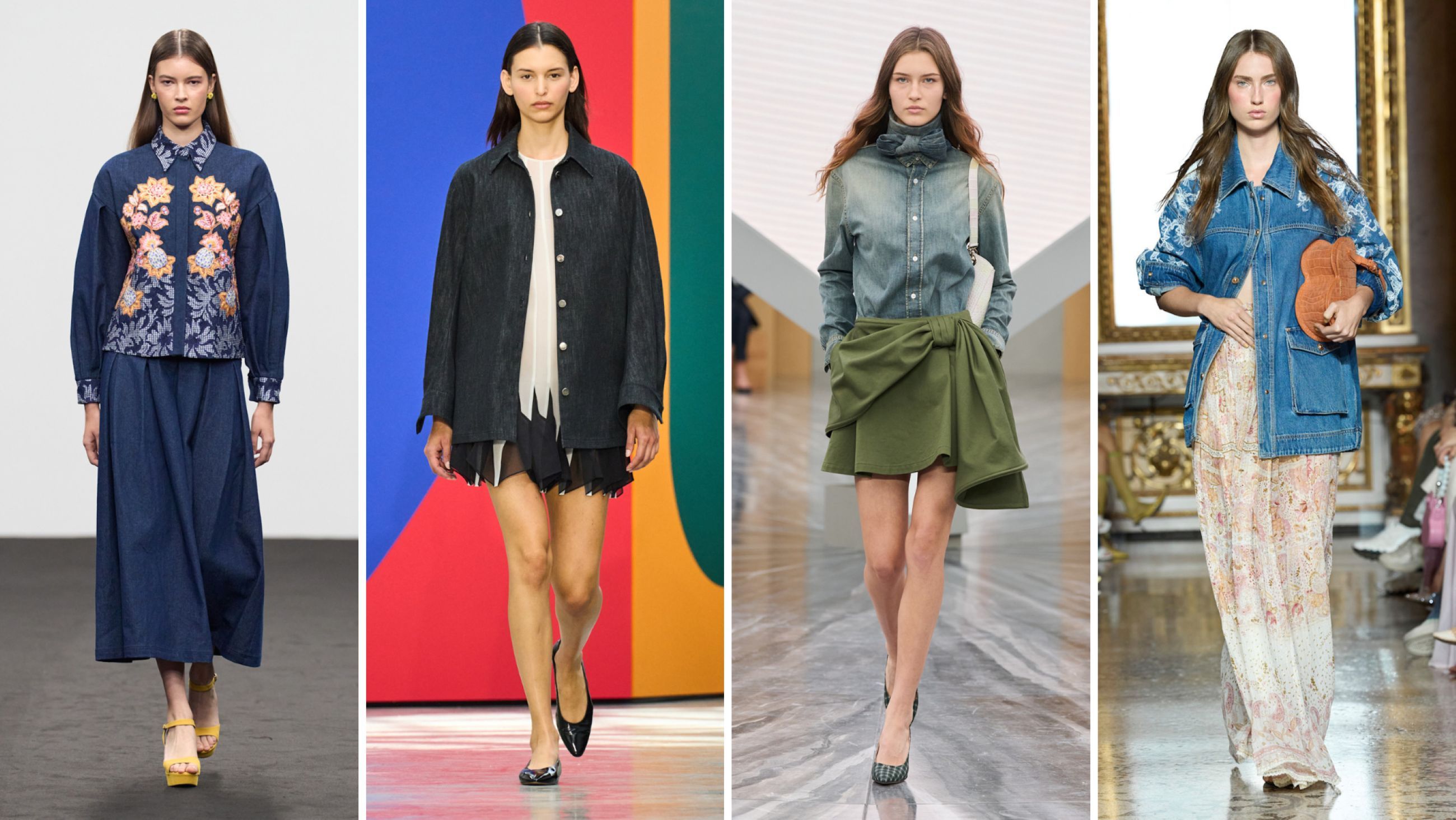 Da sinistra: Jarum; Akris; Sarawong; Dior SS26 - Credits Launchmetrics.com/Spotlight 