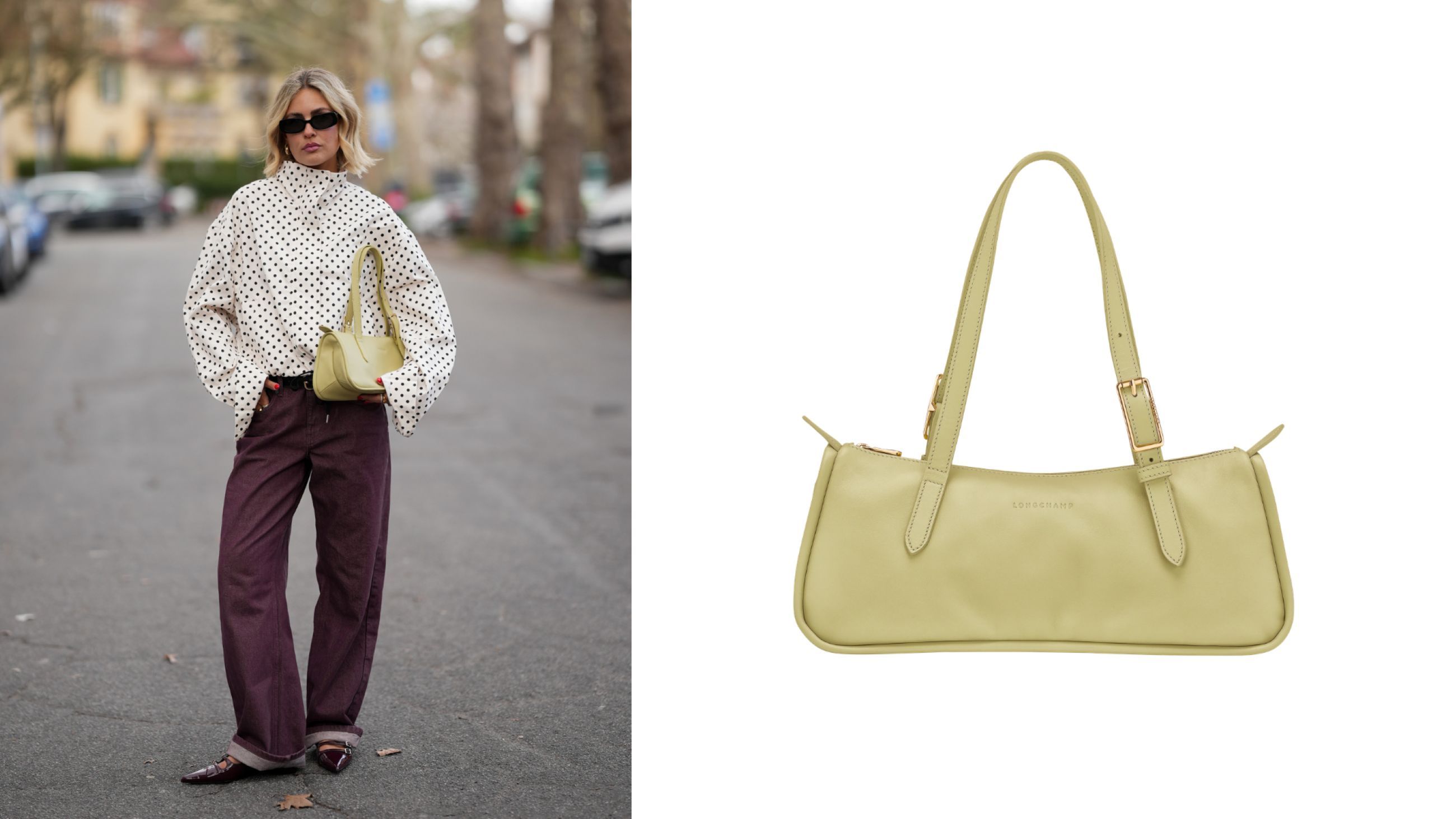 Credits Getty Images; Borsa Longchamp L Looong
