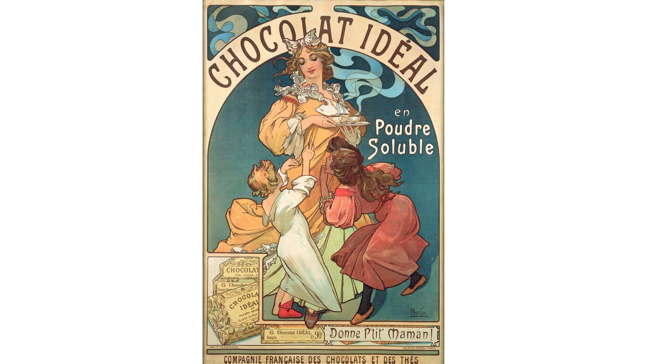 Chocolat Ideal, Mucha 