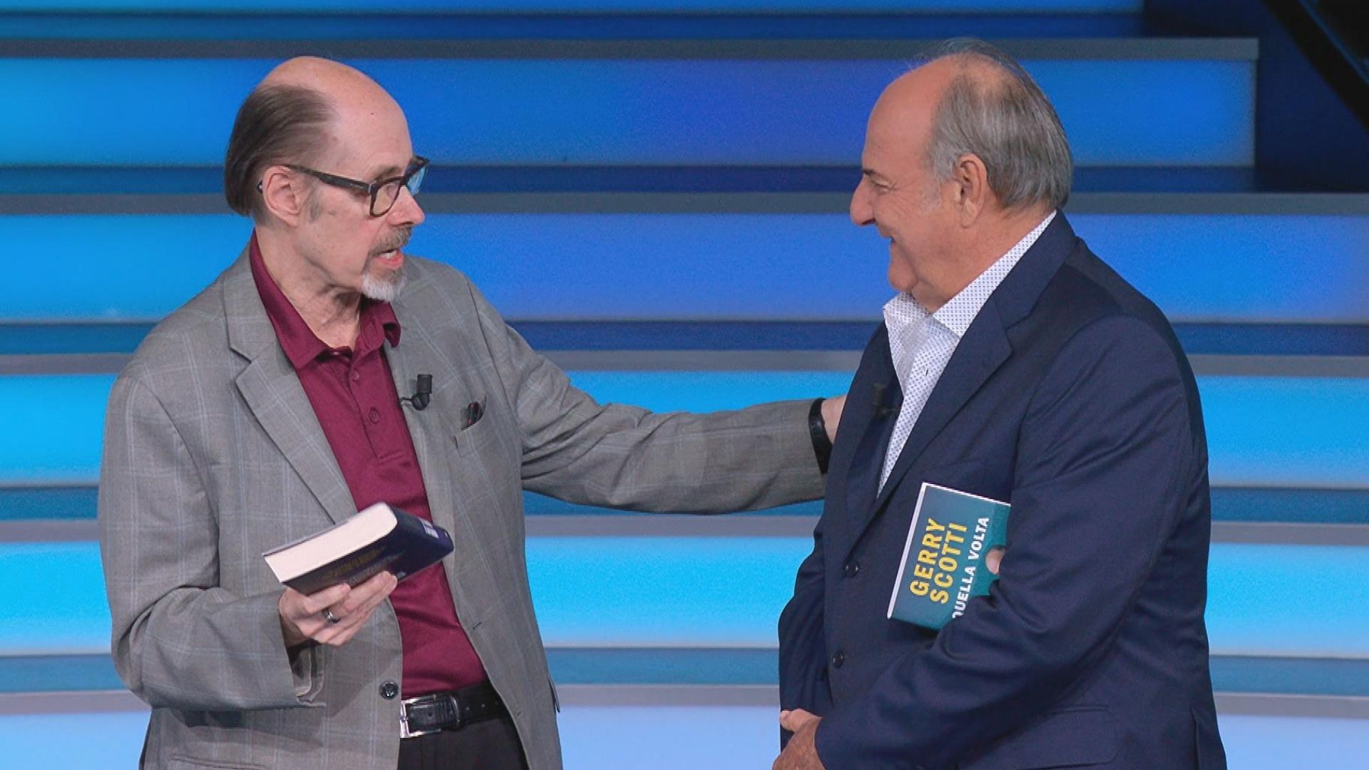 Jeffery Deaver e Gerry Scotti a La Ruota della Fortuna