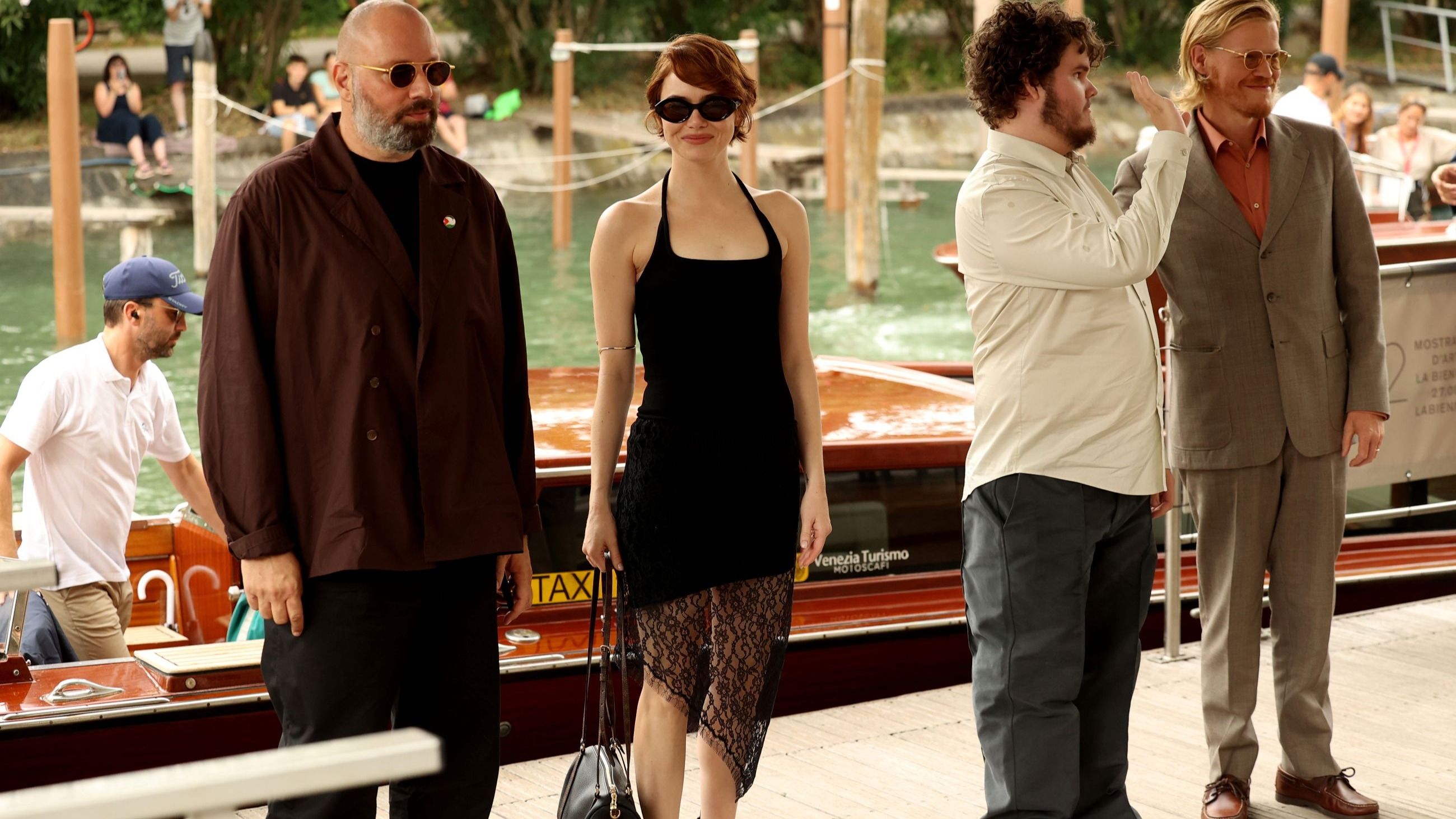 Yorgos Lanthimos, Emma Stone, Aidan Delbis e Jesse Plemons Credit Getty Images 