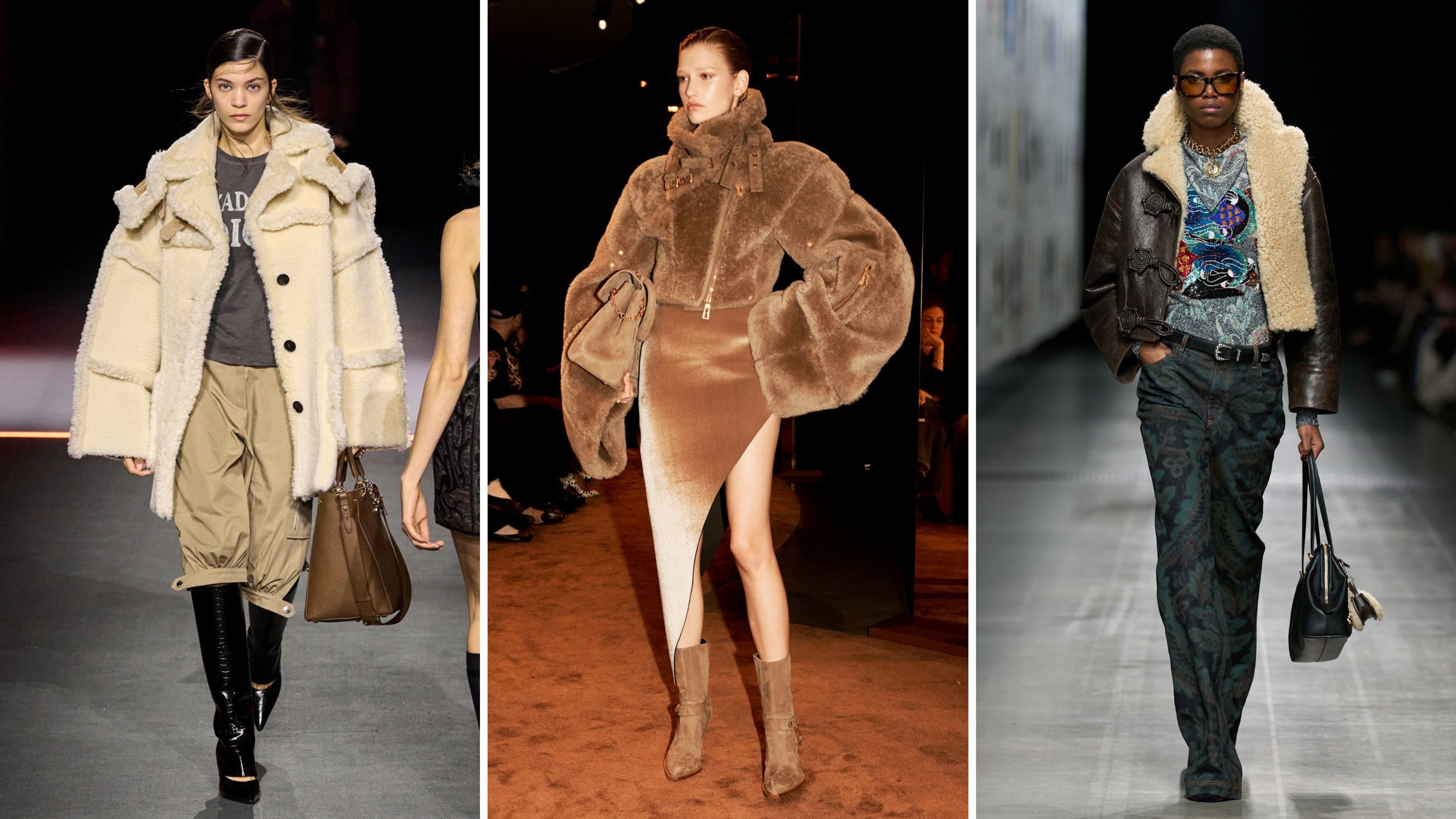 Da sinistra, look dalle sfilate di Christian Dior, Schiaparelli ed Etro; FW2526 - Credits: Launchmetrics.com/Spotlight