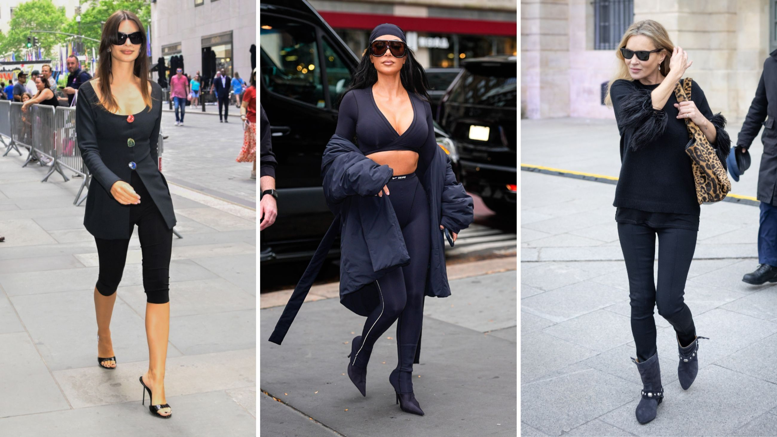 Da sinistra: Emily Ratajkowski; Kim Kardashian; Kate Moss - Credits Getty Images