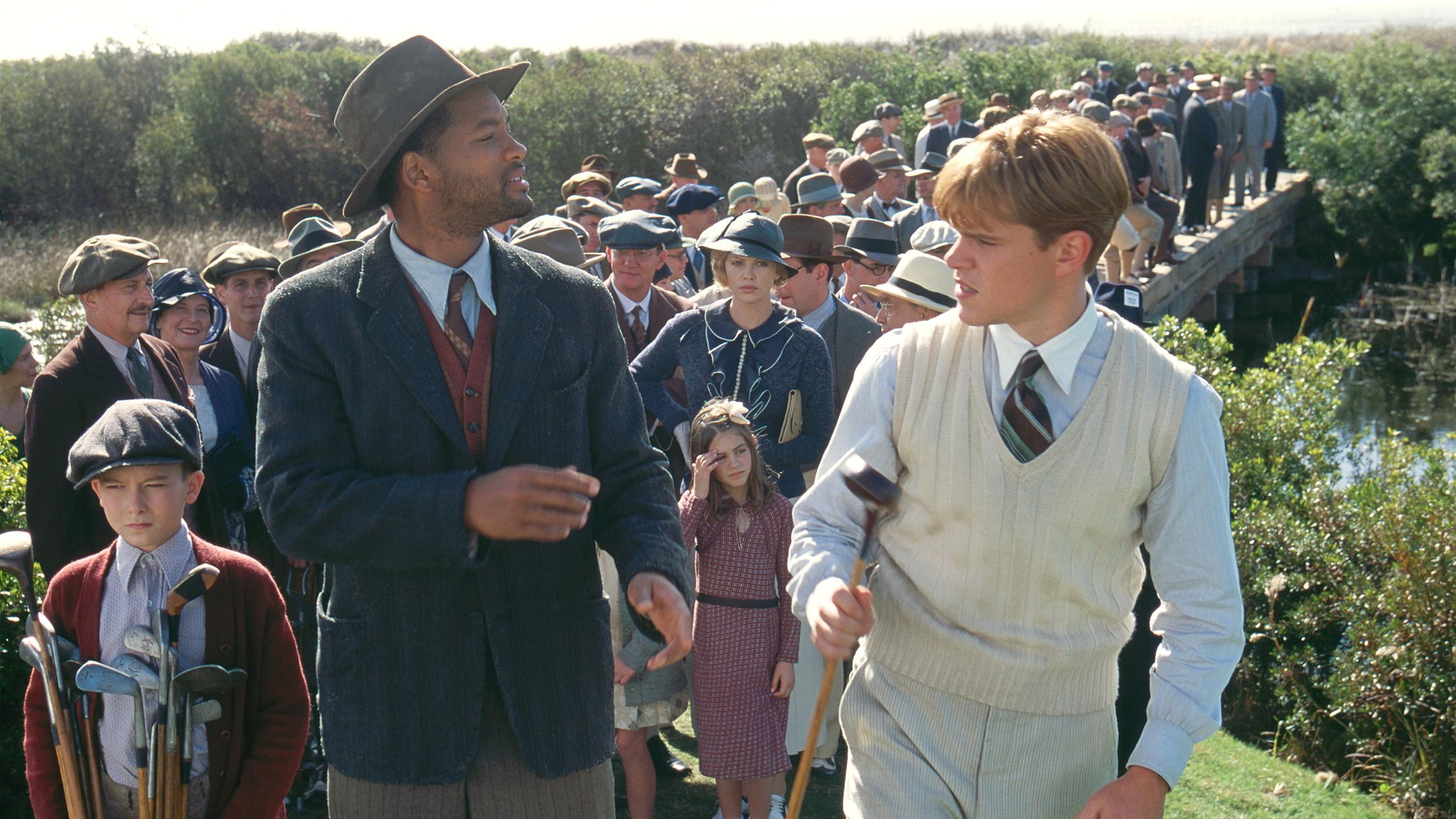 Will Smith e Matt Damon in una scena del film La leggenda di Bagger Vance, 2000
Credits: Getty Images