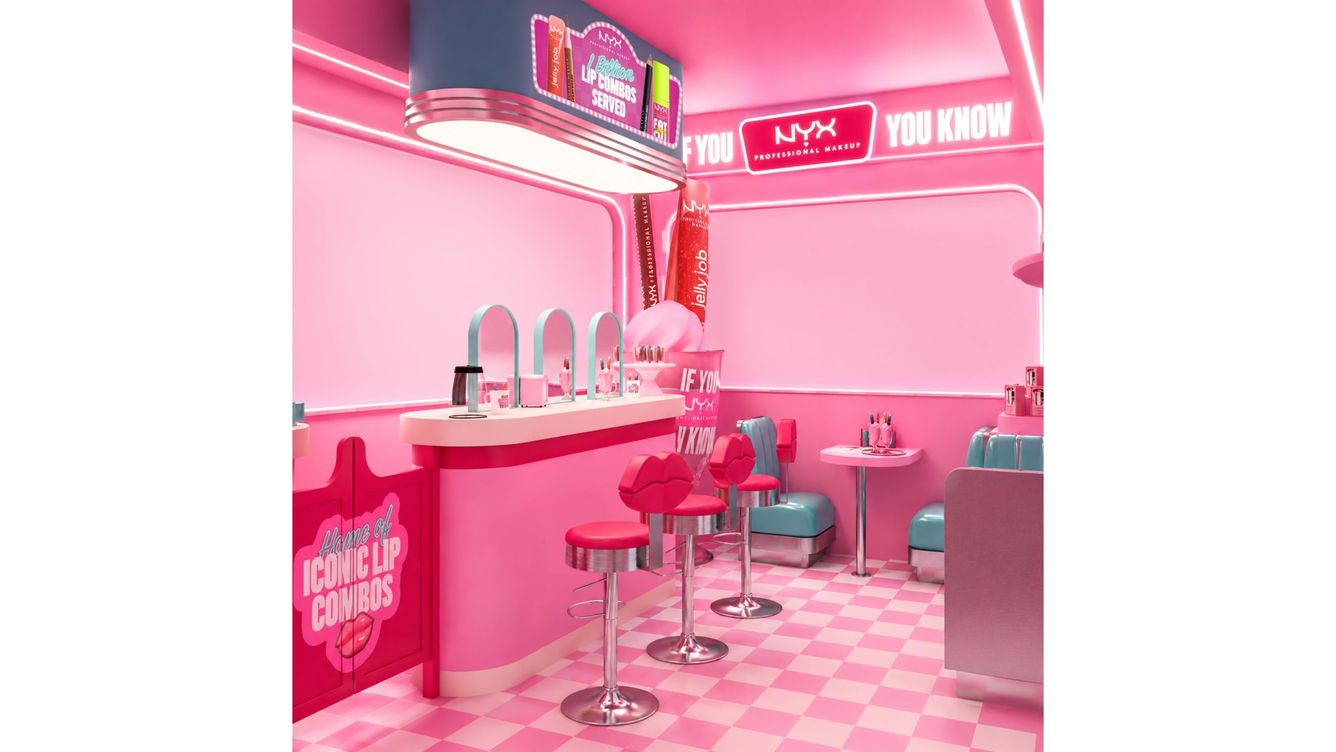 Nyx Cosmetics POP-UP - Credits: Courtesy Press Office