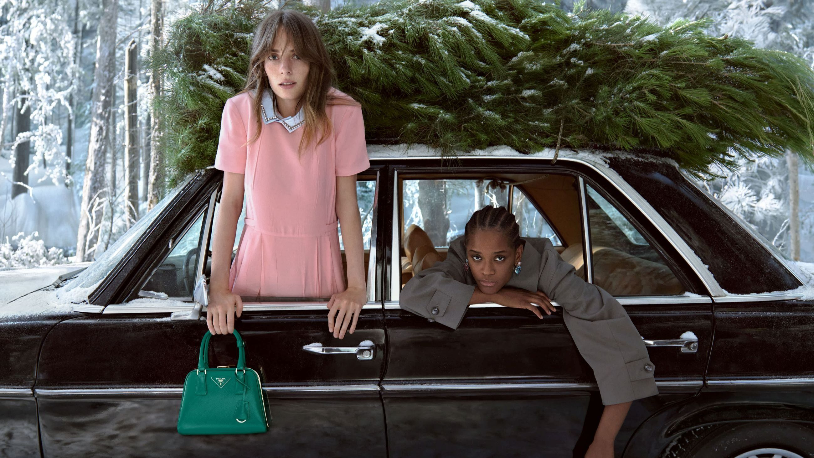 Campagna Prada Holiday 2025 A Winter’s Tale - Credits: Courtesy Press Office