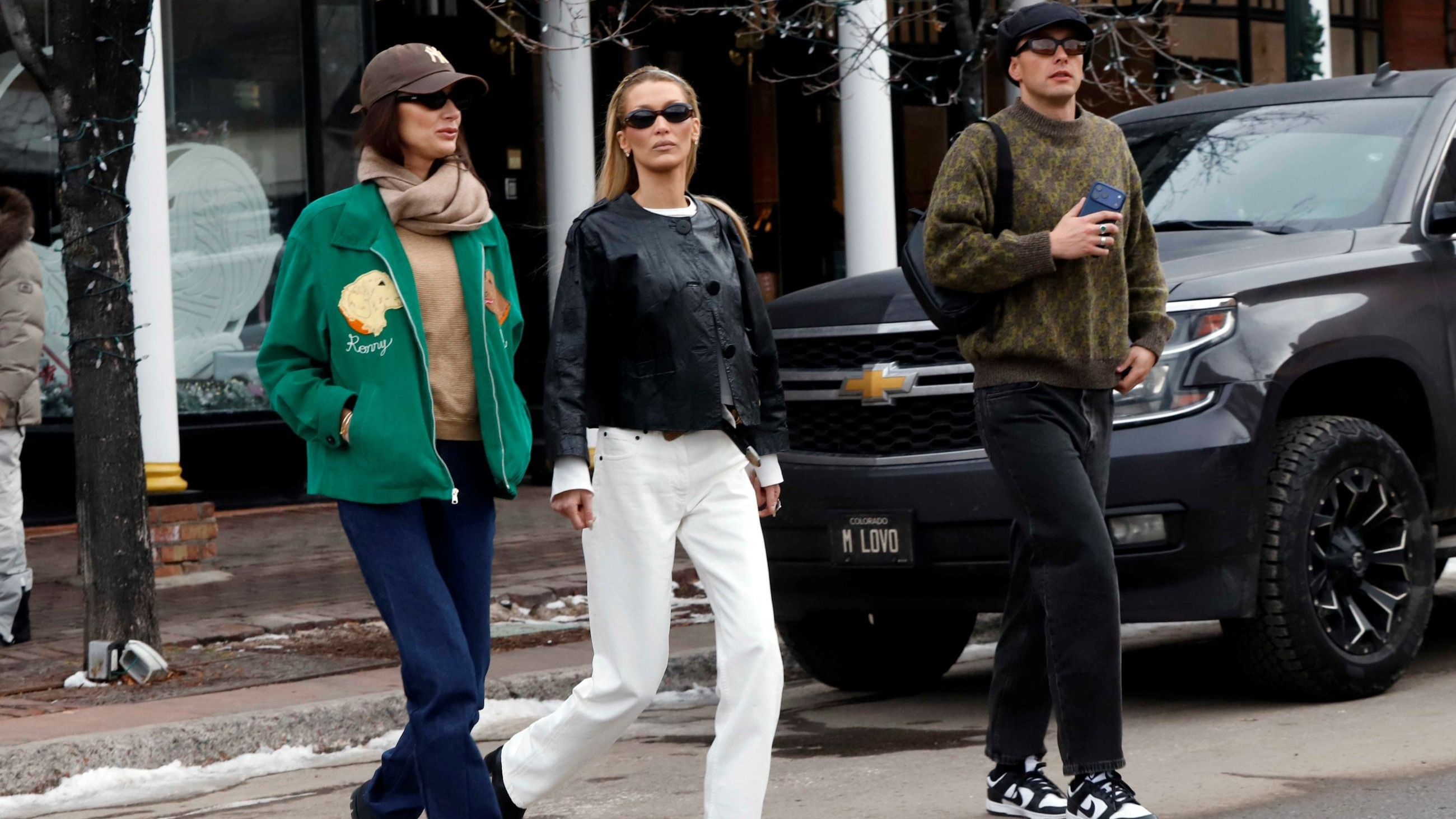 Bella Hadid ad Aspen, in Colorado, il 1º gennaio 2026 - Credits: Getty Images