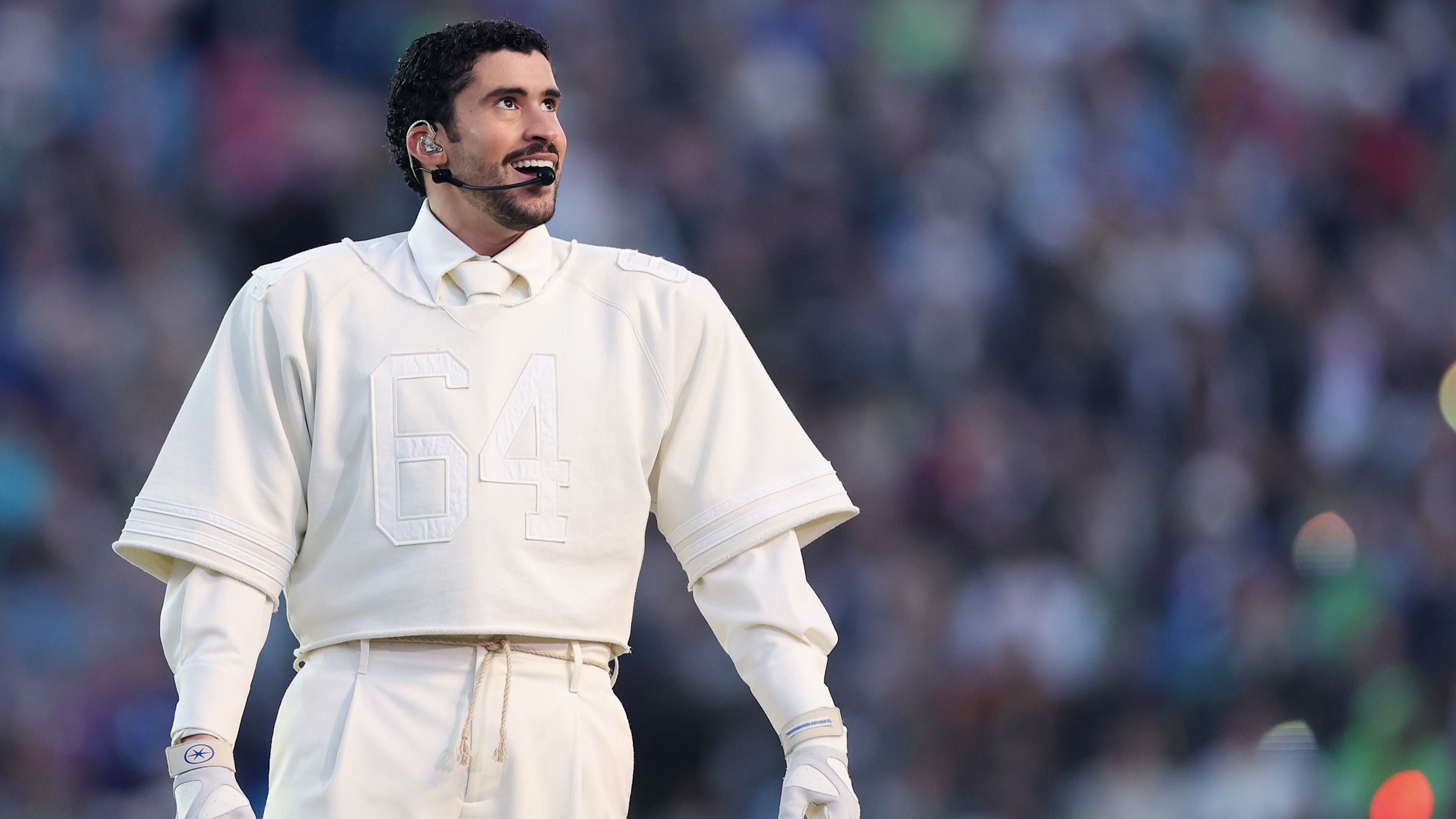Bad Bunny durante il Super Bowl LX Halftime Show - Credits: Getty Images