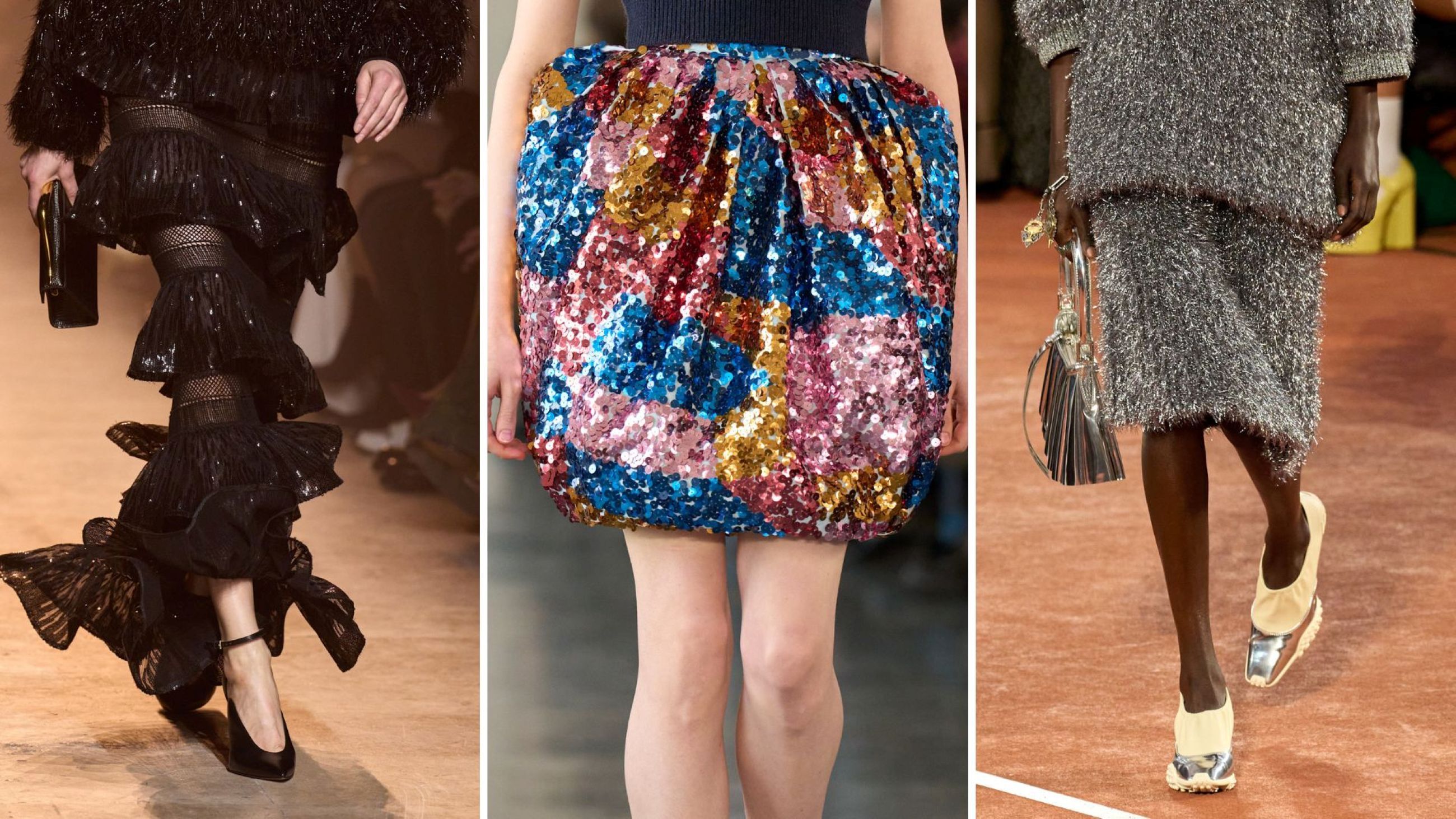 Elie Saab FW25; Bally FW25; Lacoste FW25 - Credits: Launchmetrics.com/Spotlight