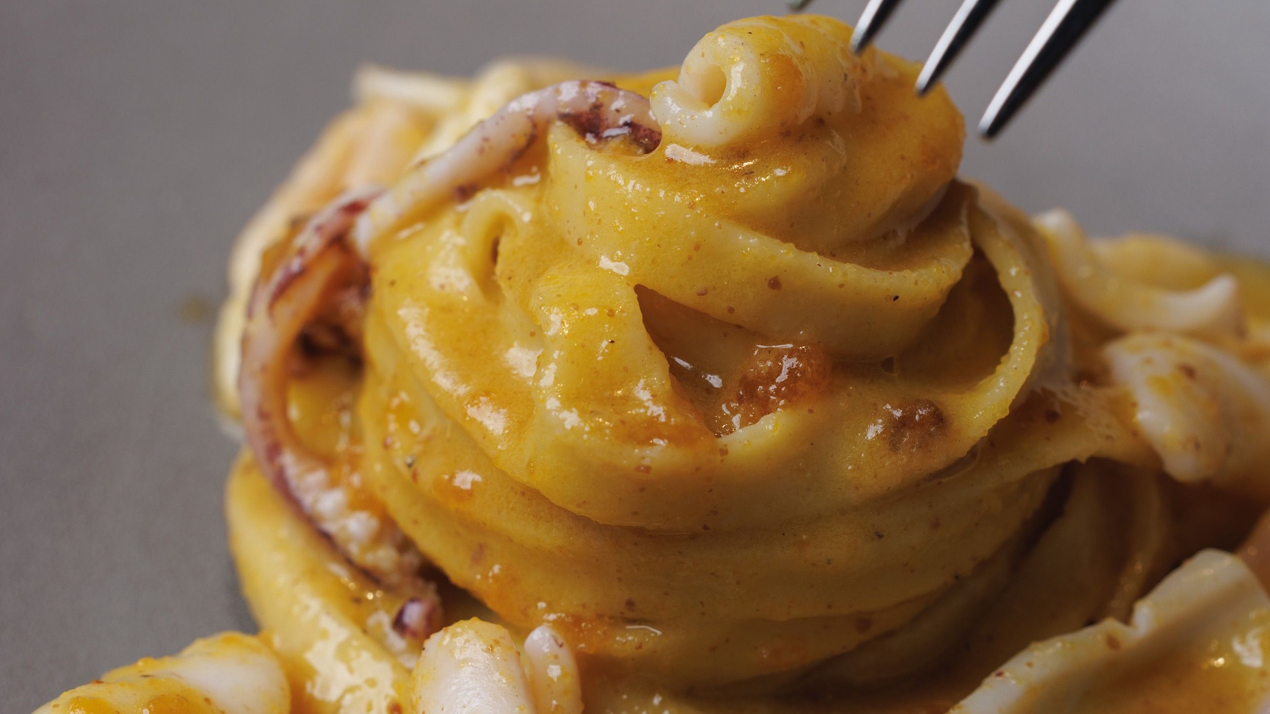 Tagliatella, bottarga e calamaretti, Food Writers - Credits: Courtesy Press Office