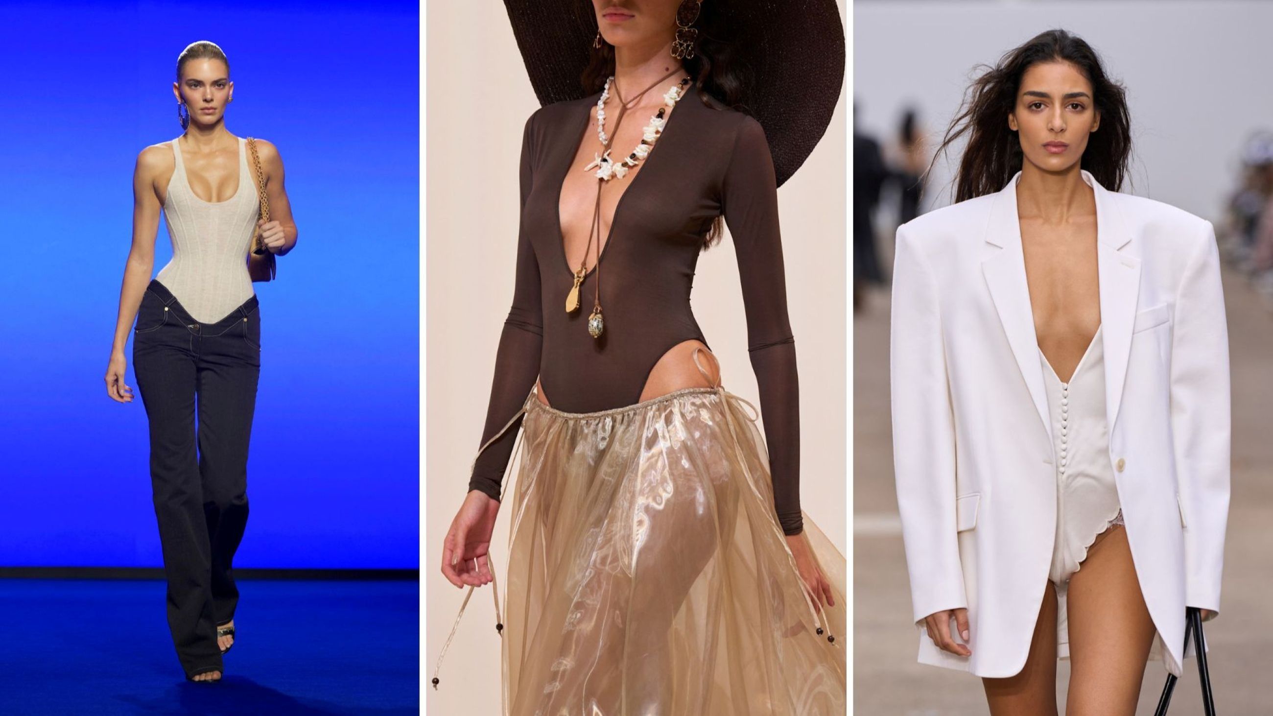 Da sinistra: Schiaparelli, Zimmermann e StellaMcCartney
Credit: Launchmetrics.com/Spotlight