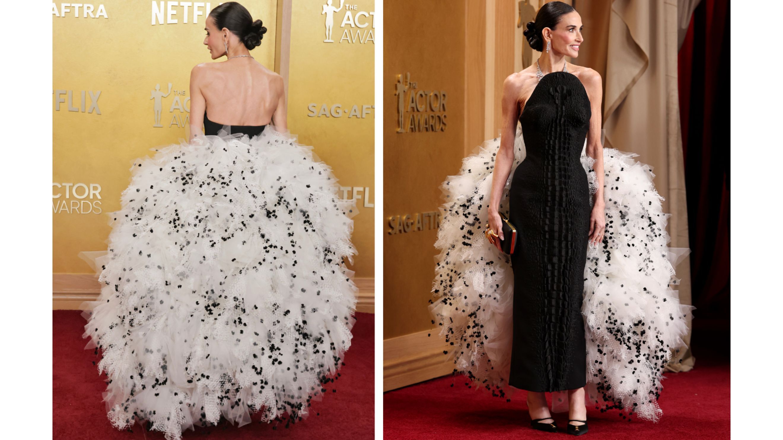Da sinistra: Demi Moore partecipa ai 32esimi Annual Actor Awards, 2026 - Credits Getty Images